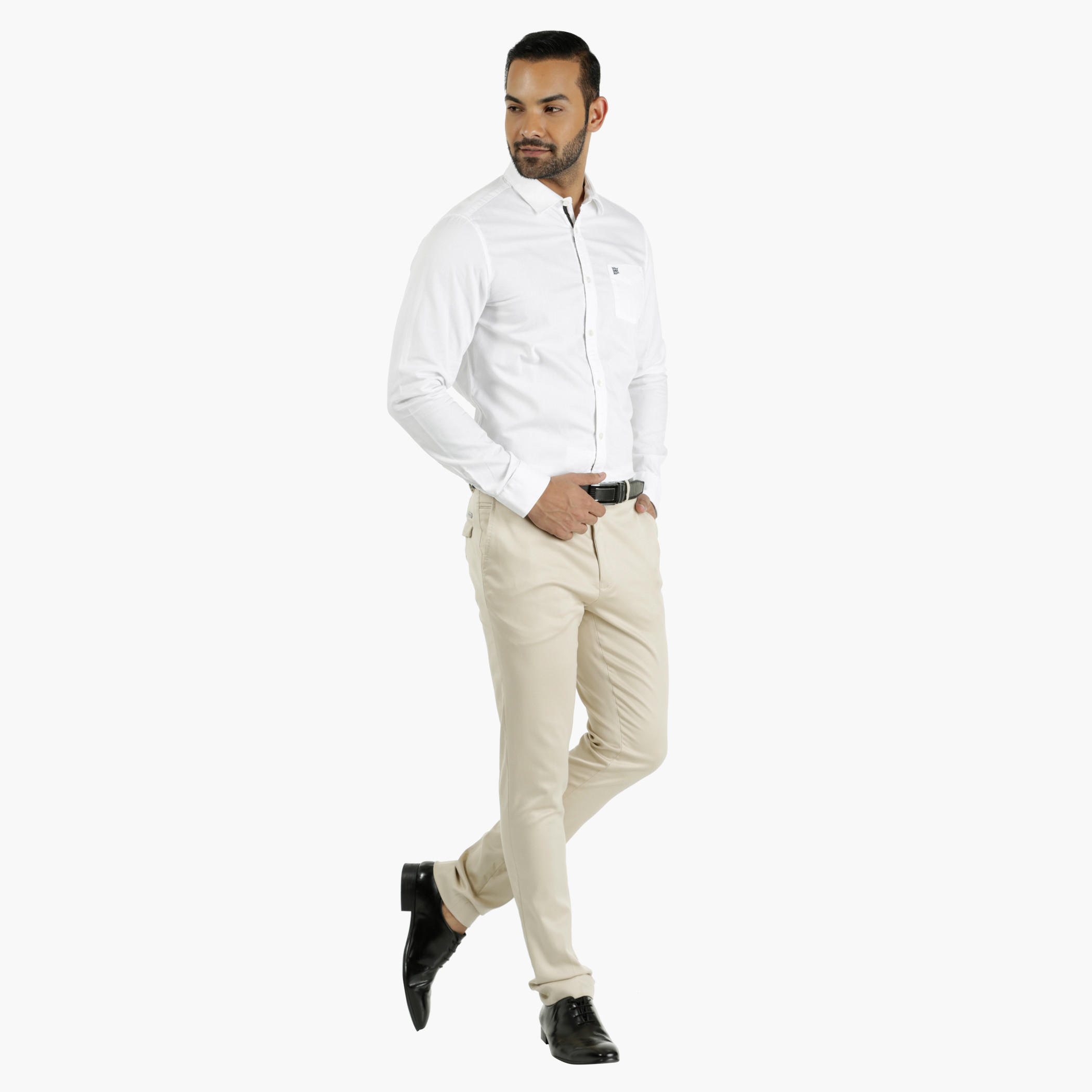 Being Human Long Cotton Shirt in Regular Fit-men-clothing-shirts-image-1
