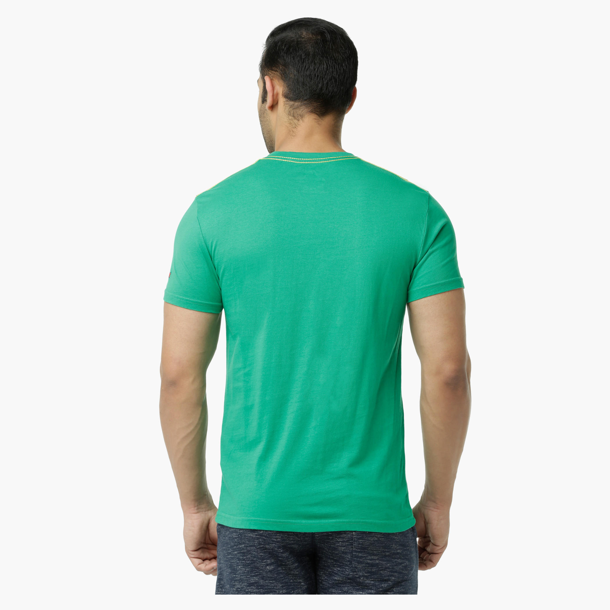 Being Human Printed Crew Neck Cotton T-Shirt with Short Sleeves-men-clothing-tshirtsandpolos-tshirts-image-2