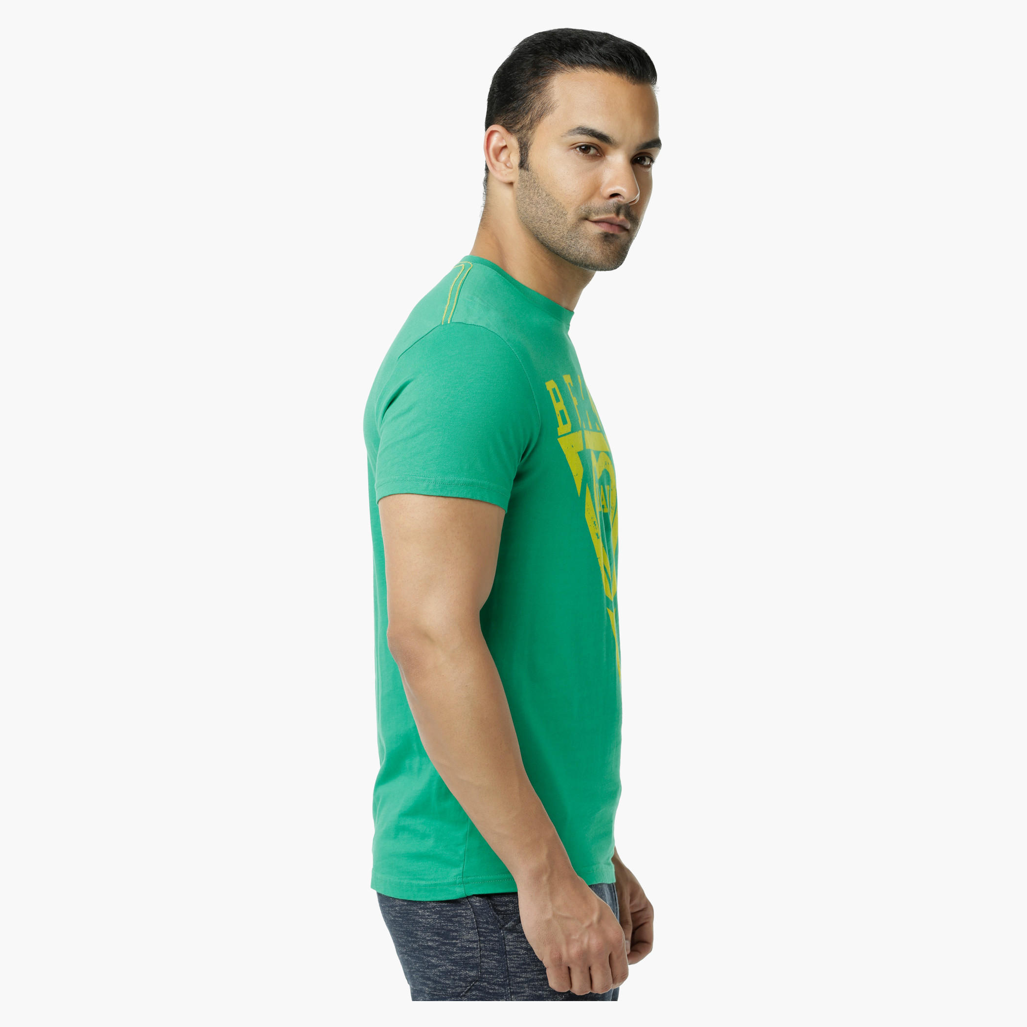 Being Human Printed Crew Neck Cotton T-Shirt with Short Sleeves-men-clothing-tshirtsandpolos-tshirts-image-3