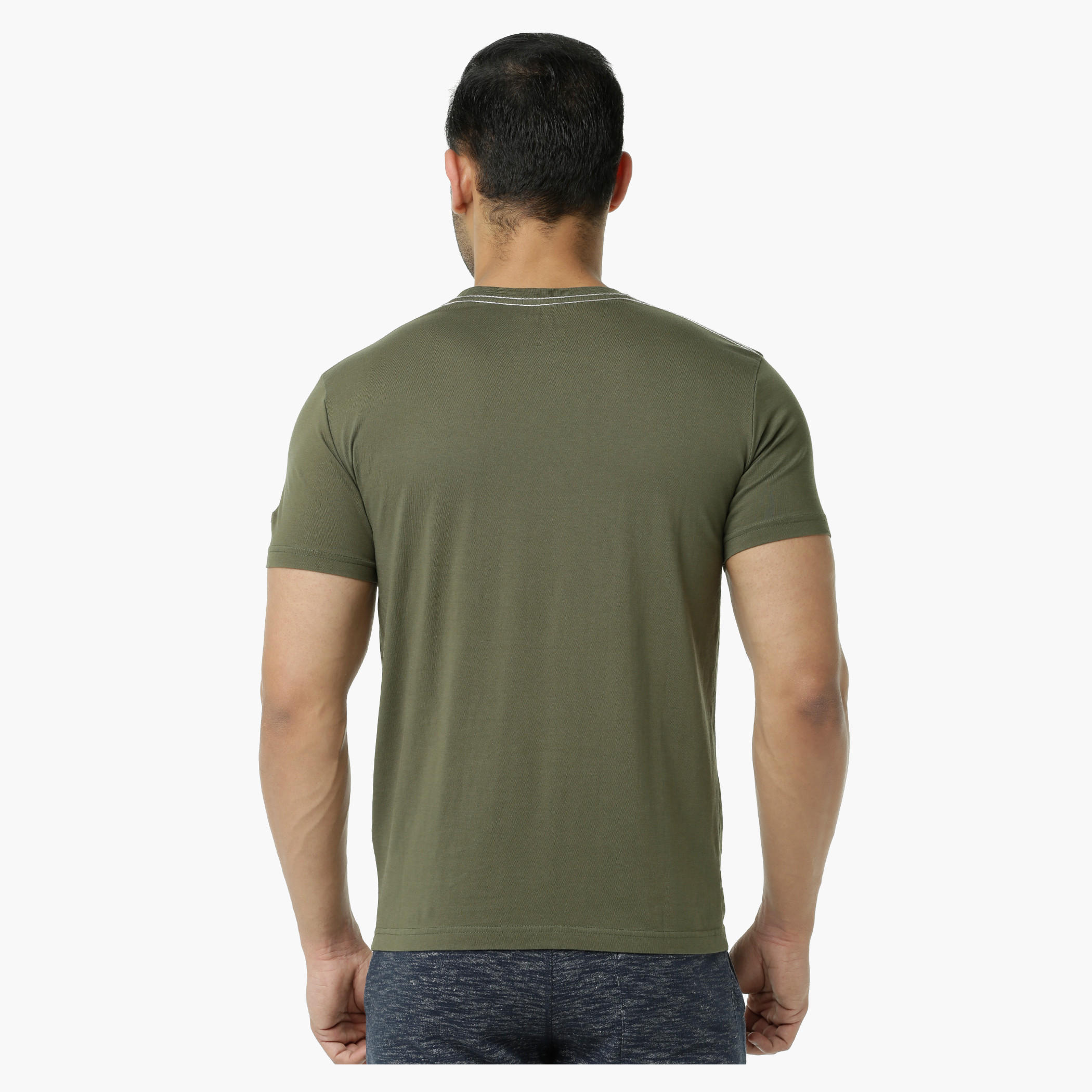 Being Human Printed Crew Neck Cotton T-Shirt with Short Sleeves-men-clothing-tshirtsandpolos-tshirts-image-2