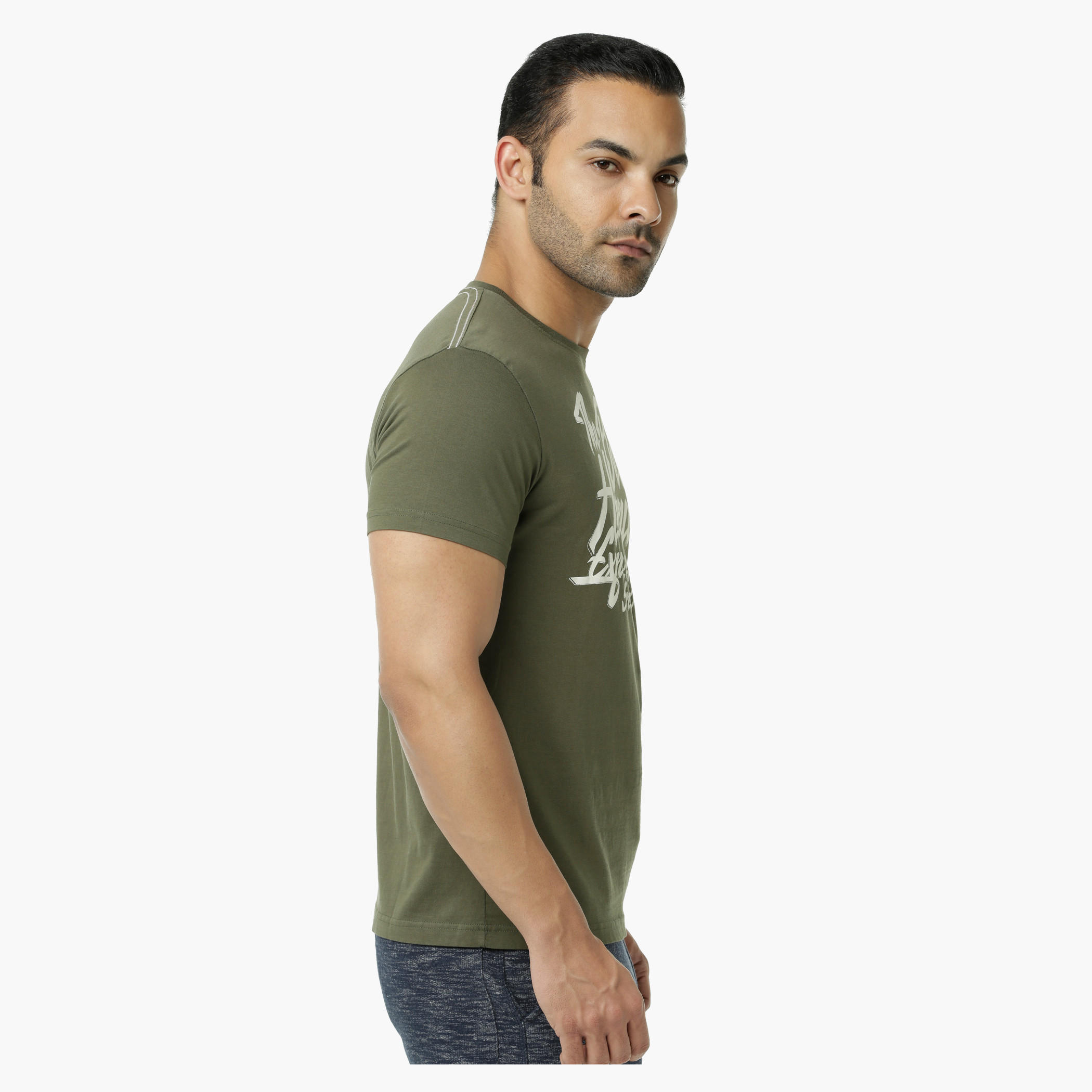 Being Human Printed Crew Neck Cotton T-Shirt with Short Sleeves-men-clothing-tshirtsandpolos-tshirts-image-3