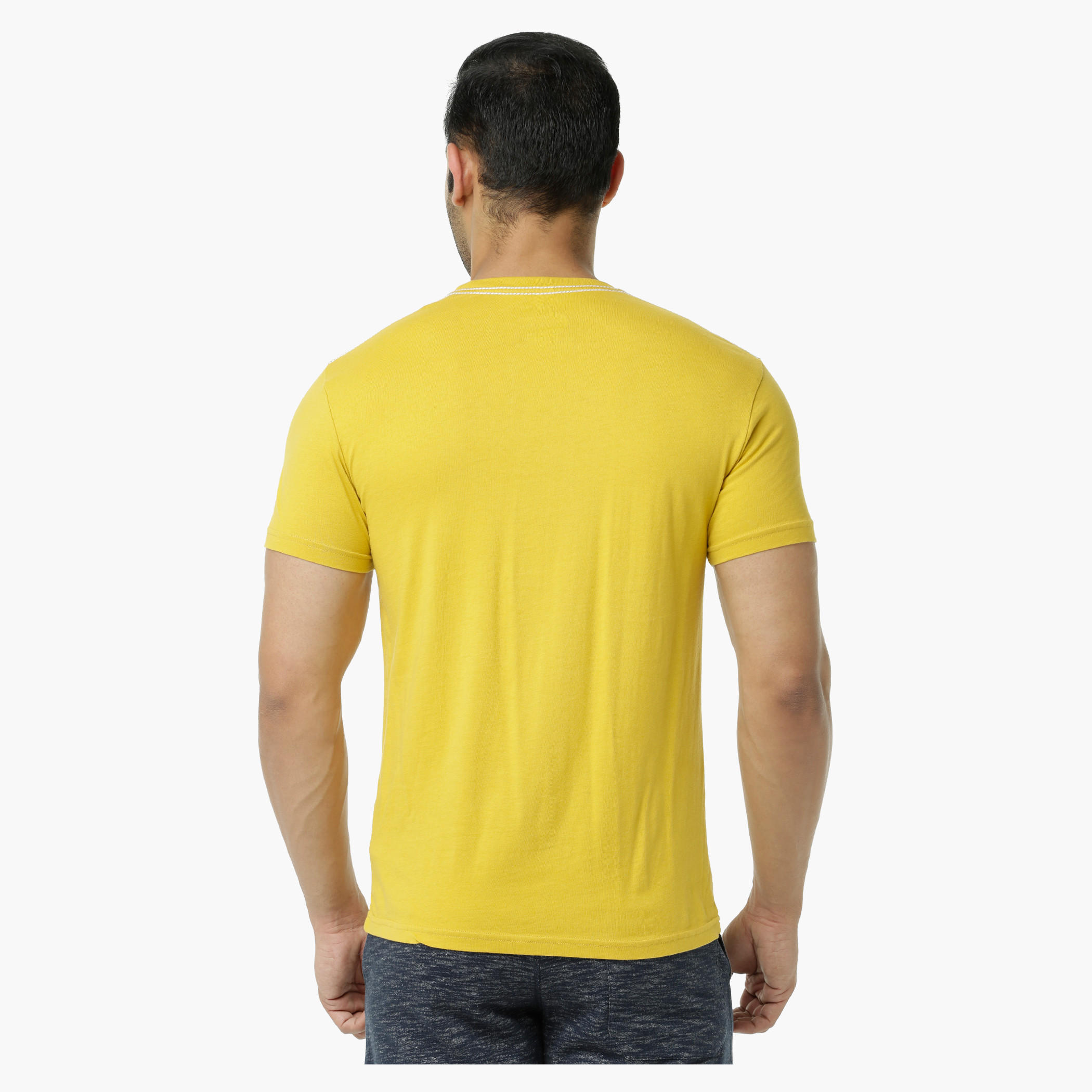 Being Human Printed Crew Neck Cotton T-Shirt with Short Sleeves-men-clothing-tshirtsandpolos-tshirts-image-2