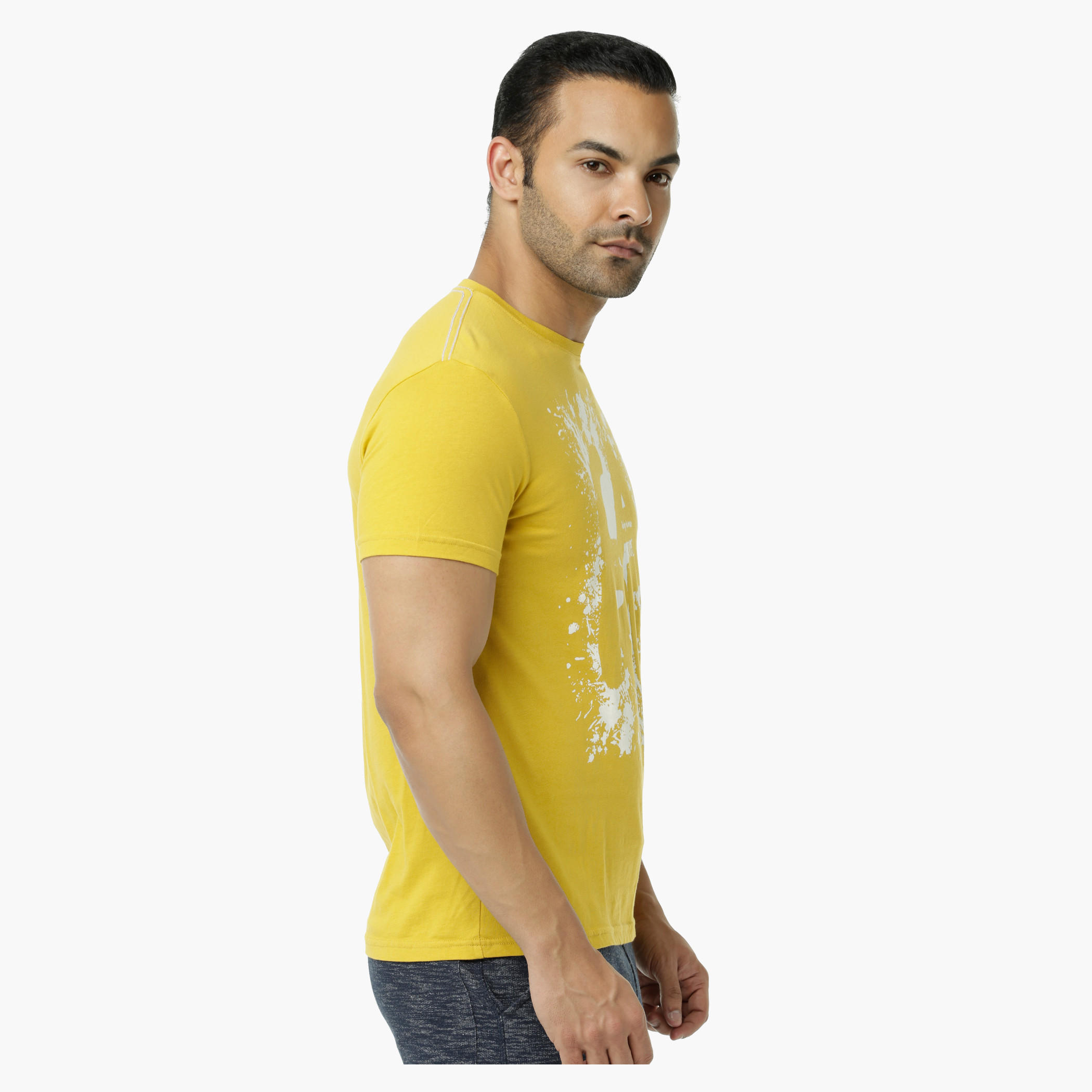 Being Human Printed Crew Neck Cotton T-Shirt with Short Sleeves-men-clothing-tshirtsandpolos-tshirts-image-3