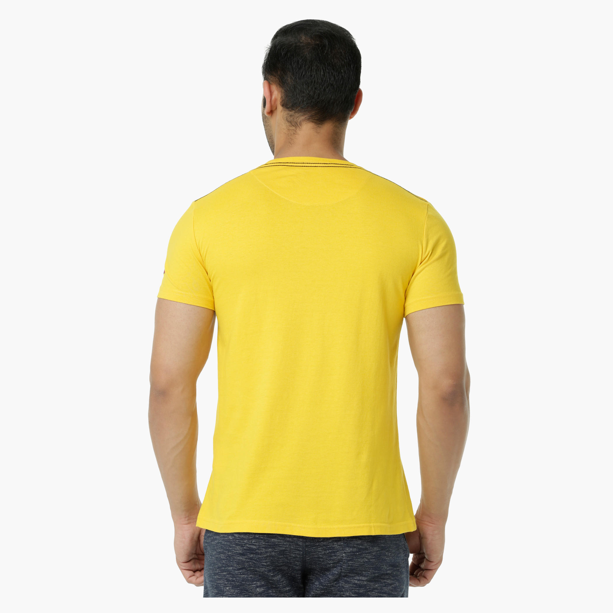 Being Human Printed Crew Neck Cotton T-Shirt with Short Sleeves-men-clothing-tshirtsandpolos-tshirts-image-2
