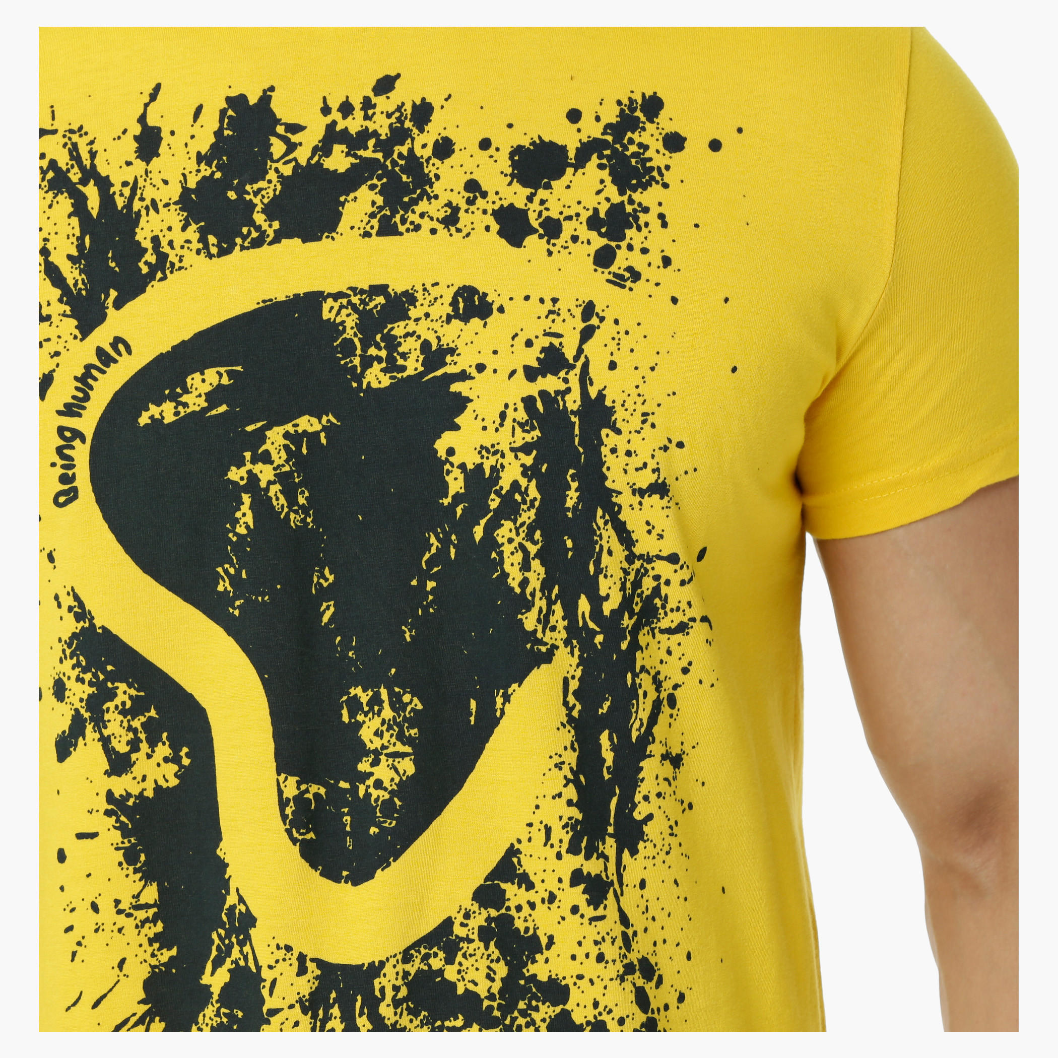 Being Human Printed Crew Neck Cotton T-Shirt with Short Sleeves-men-clothing-tshirtsandpolos-tshirts-image-4
