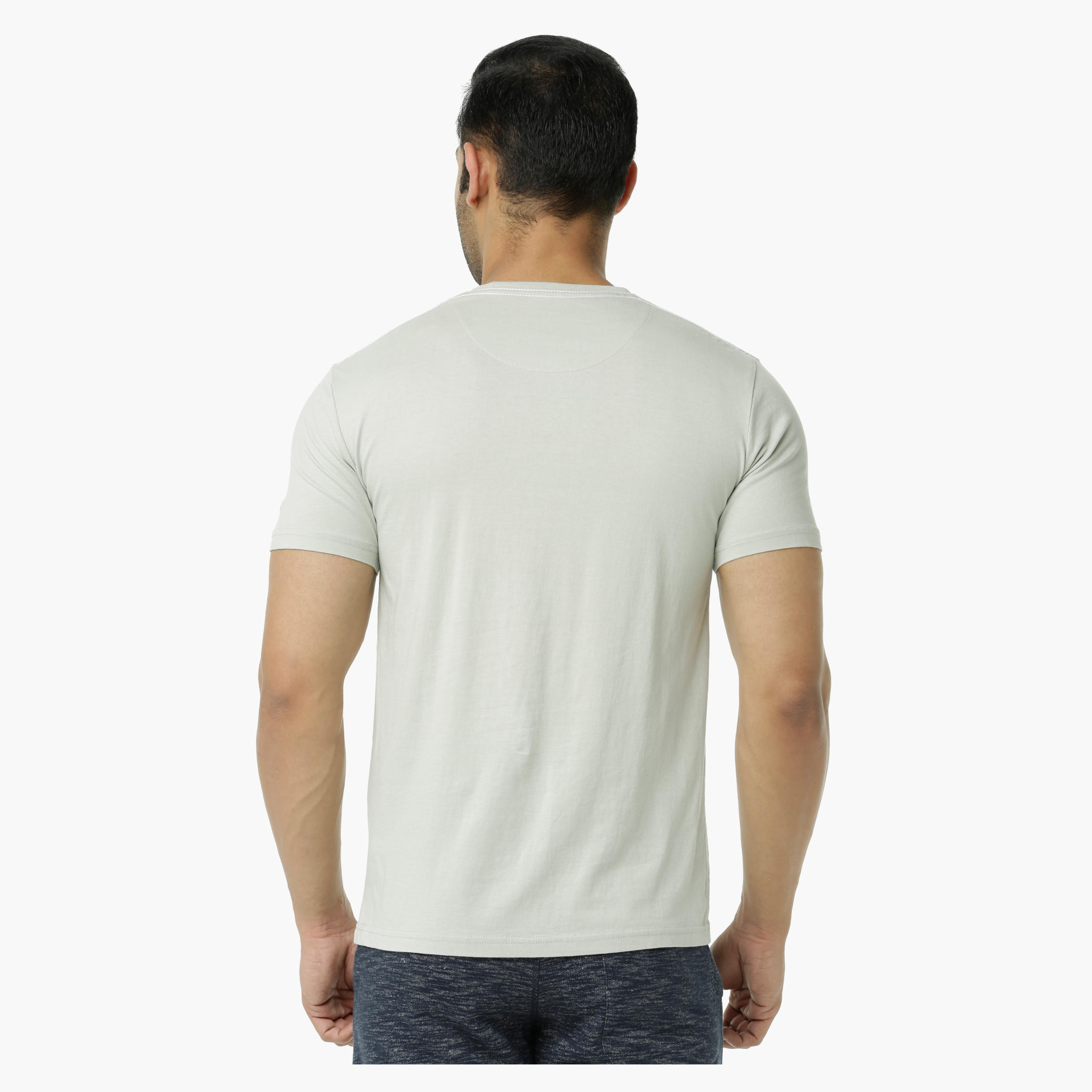 Being Human Printed Crew Neck Cotton T-Shirt with Short Sleeves-men-clothing-tshirtsandpolos-tshirts-image-2
