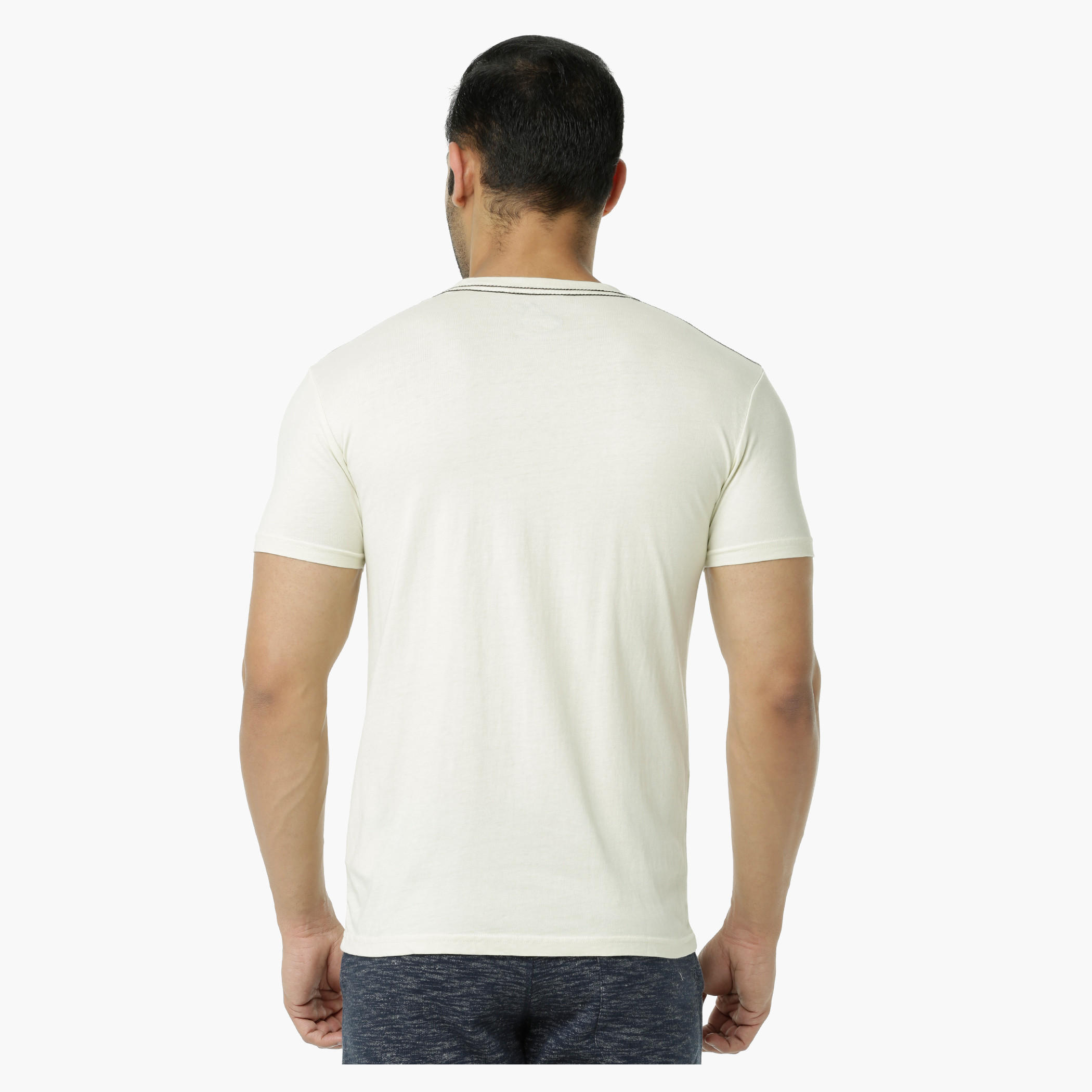 Being Human Printed Crew Neck Cotton T-Shirt with Short Sleeves-men-clothing-tshirtsandpolos-tshirts-image-2