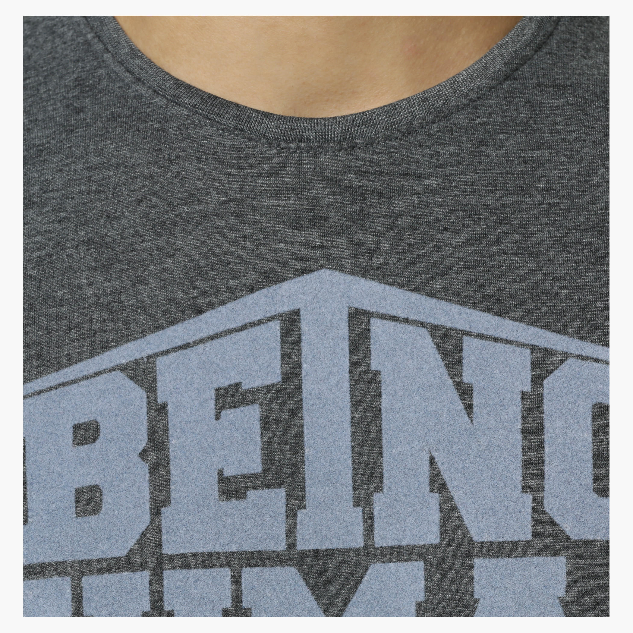 Being Human Printed Crew Neck T-Shirt with Short Sleeves-men-clothing-tshirtsandpolos-tshirts-image-4