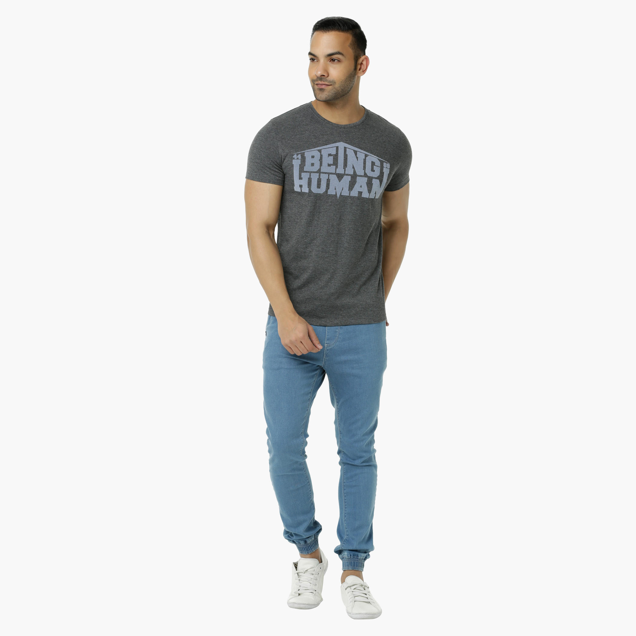 Being Human Printed Crew Neck T-Shirt with Short Sleeves-men-clothing-tshirtsandpolos-tshirts-image-5
