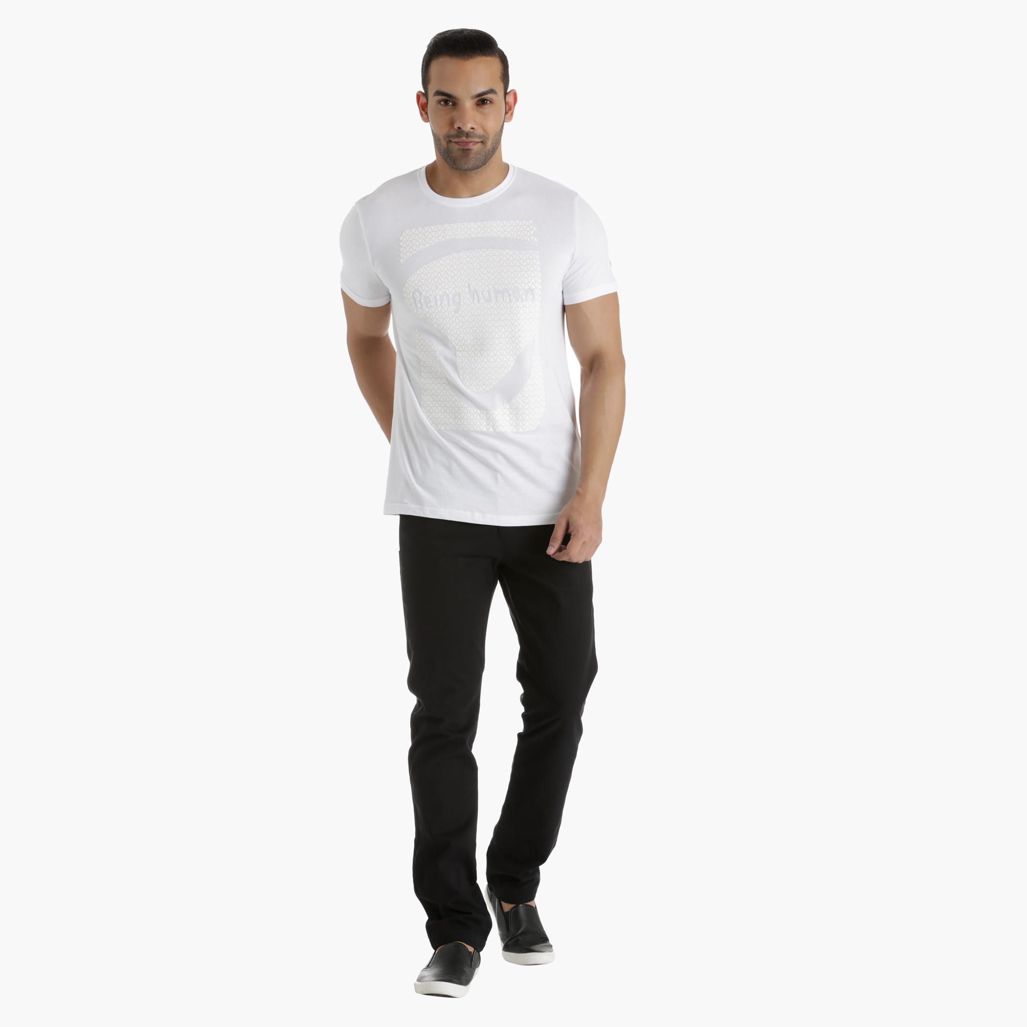 Being Human Cotton T-Shirt with Crew Neck in Regular Fit-men-clothing-tshirtsandpolos-tshirts-image-5