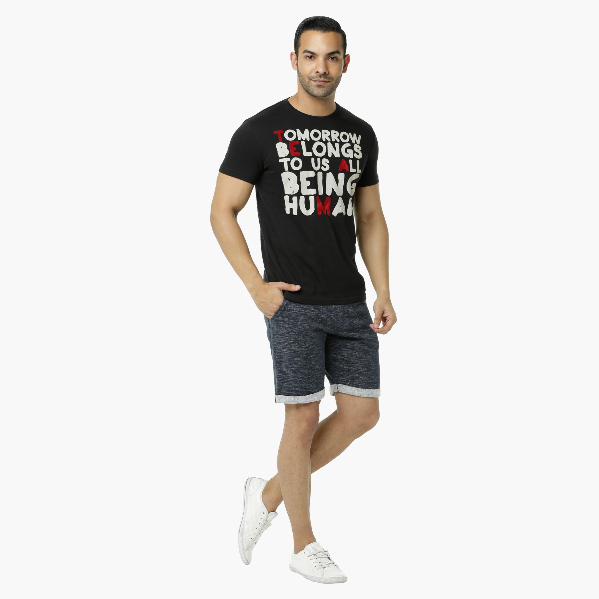 Being Human Printed Crew Neck Cotton T-Shirt with Short Sleeves-men-clothing-tshirtsandpolos-tshirts-image-5