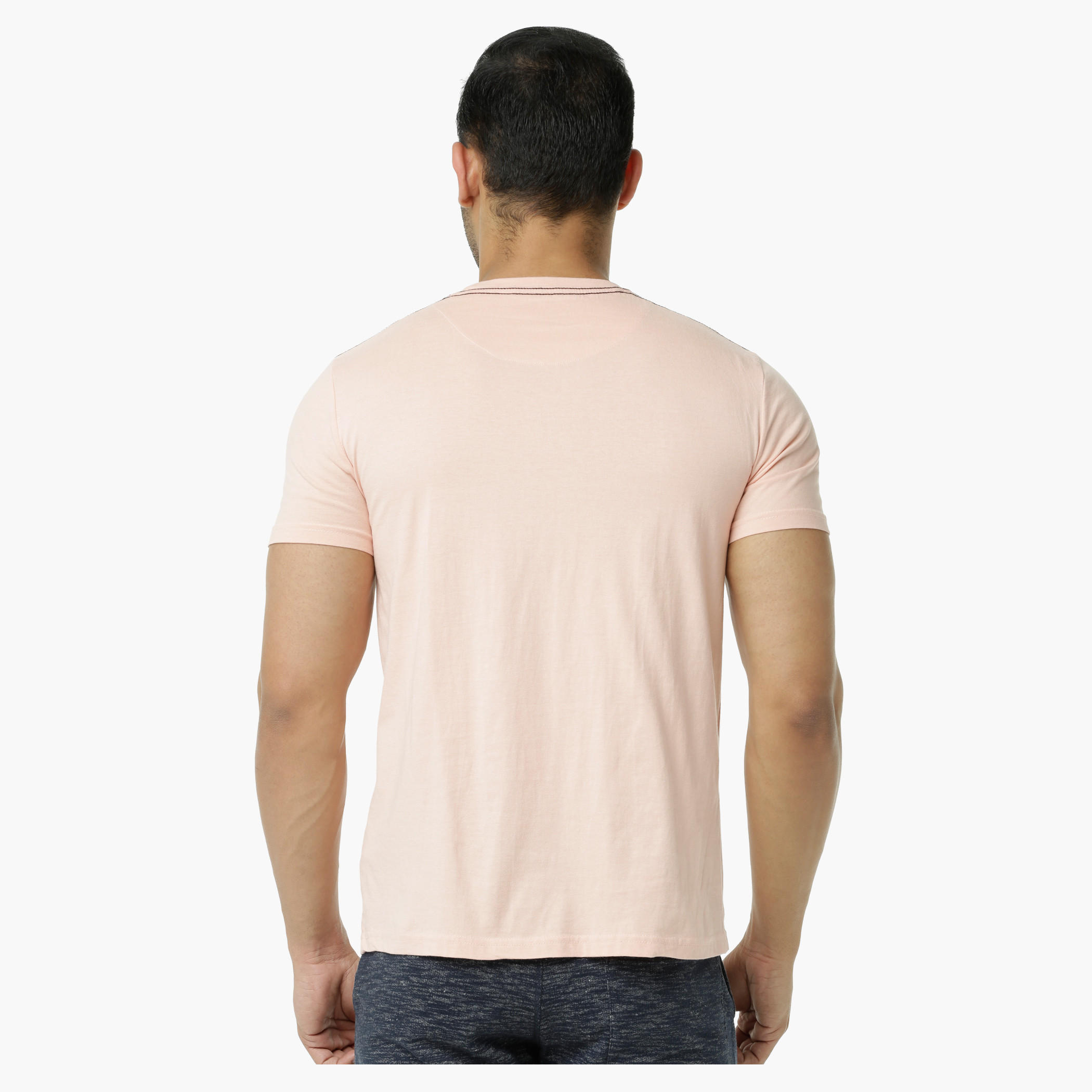 Being Human Printed Crew Neck Cotton T-Shirt with Short Sleeves-men-clothing-tshirtsandpolos-tshirts-image-2
