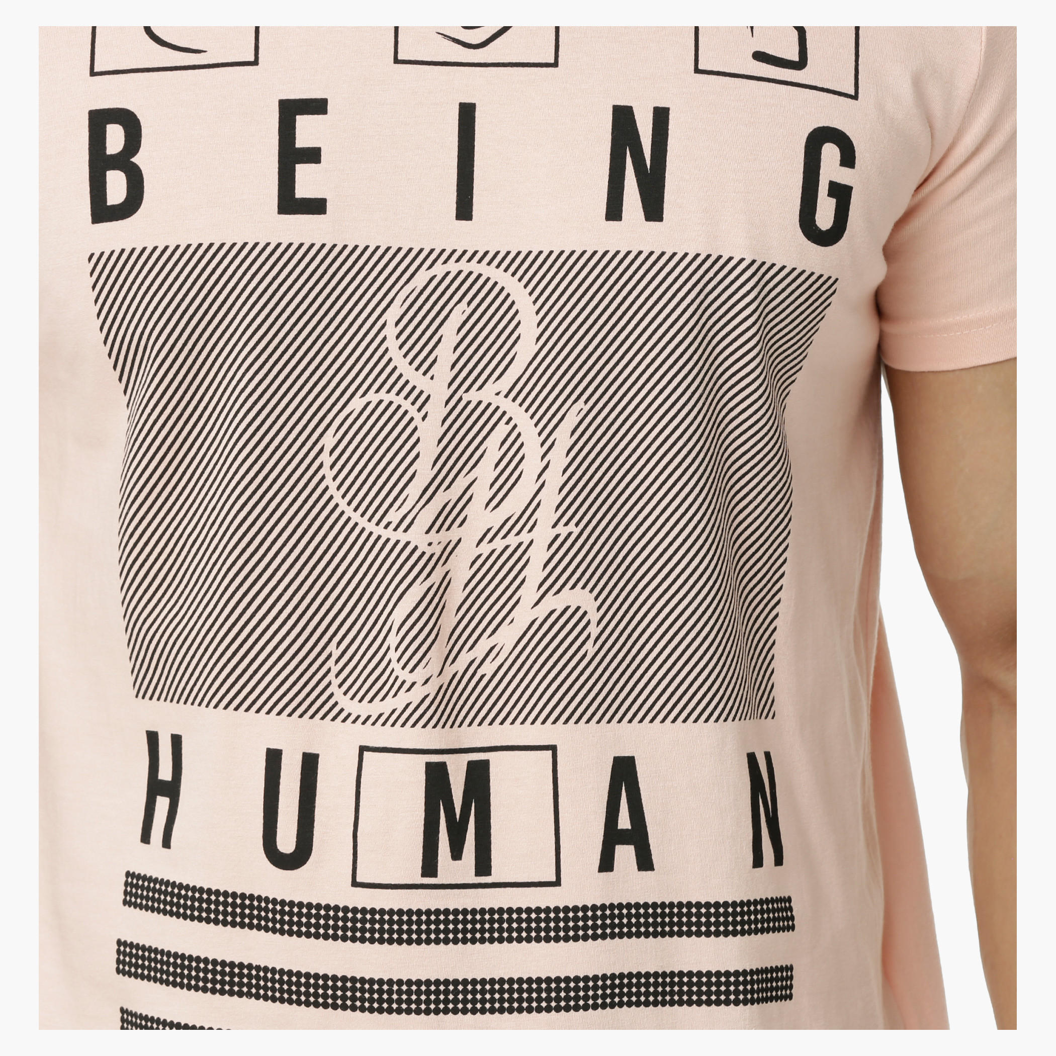 Being Human Printed Crew Neck Cotton T-Shirt with Short Sleeves-men-clothing-tshirtsandpolos-tshirts-image-4