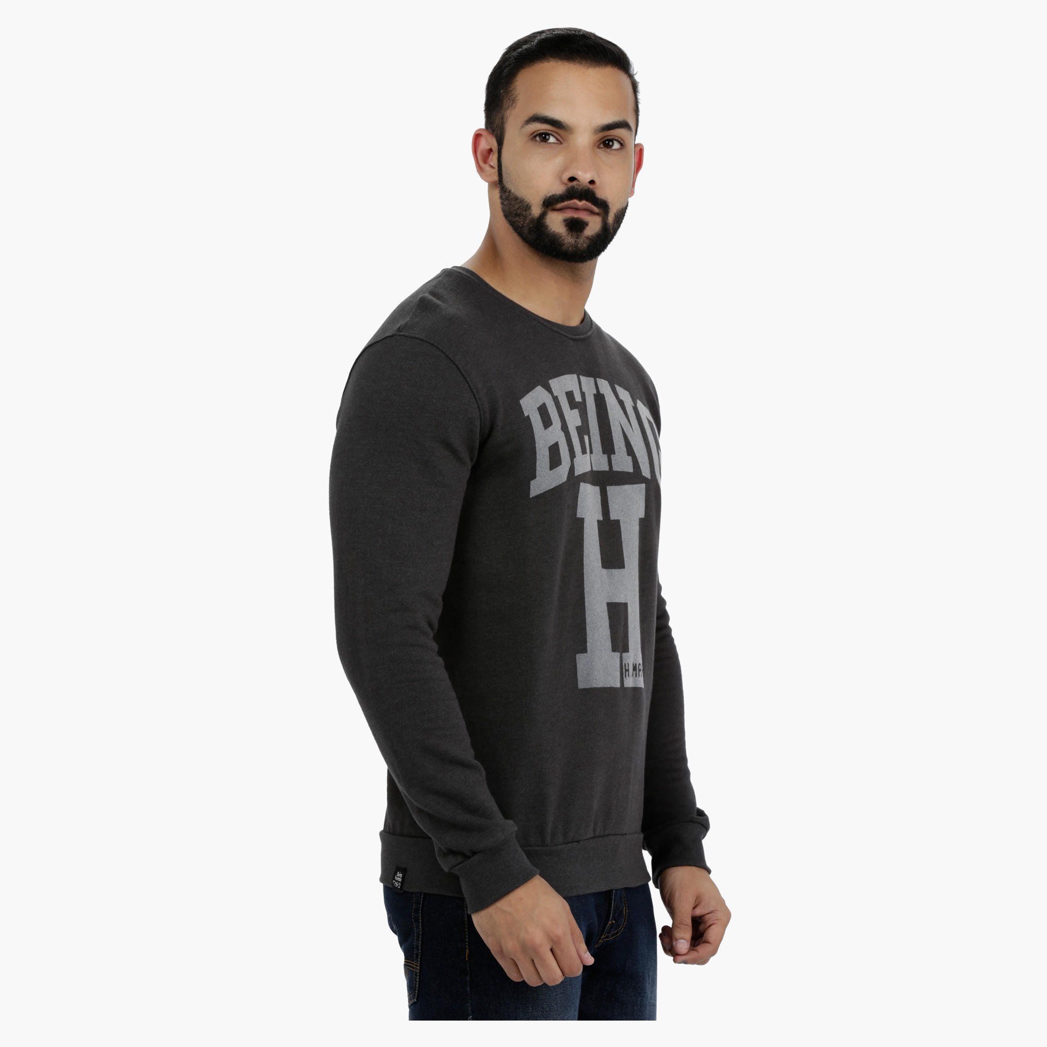 Being Human Printed Cotton Sweatshirt-men-winterwear-hoodiesandsweatshirts-image-8