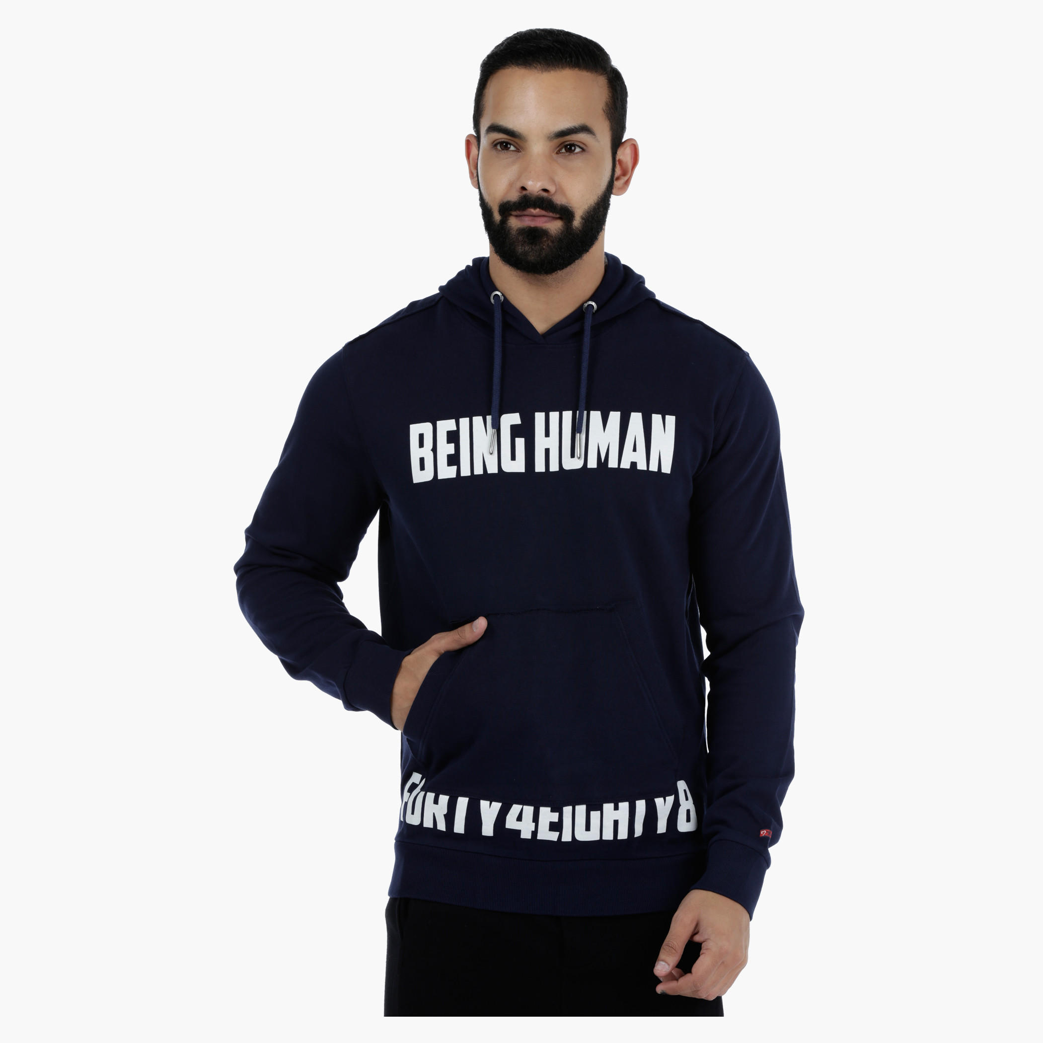 Being Human Sweatshirt with Hood-men-winterwear-hoodiesandsweatshirts-image-10