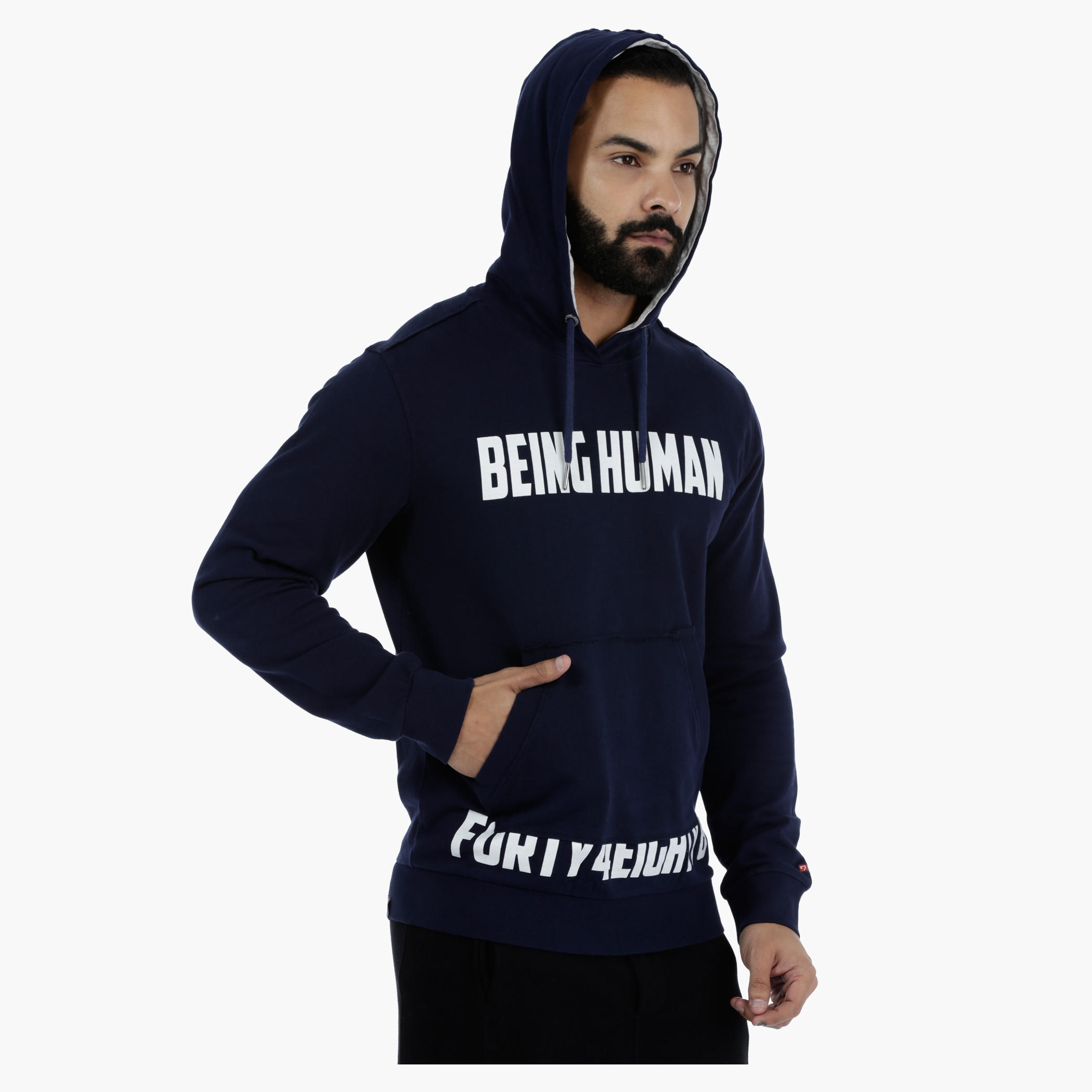 Being Human Sweatshirt with Hood-men-winterwear-hoodiesandsweatshirts-image-8