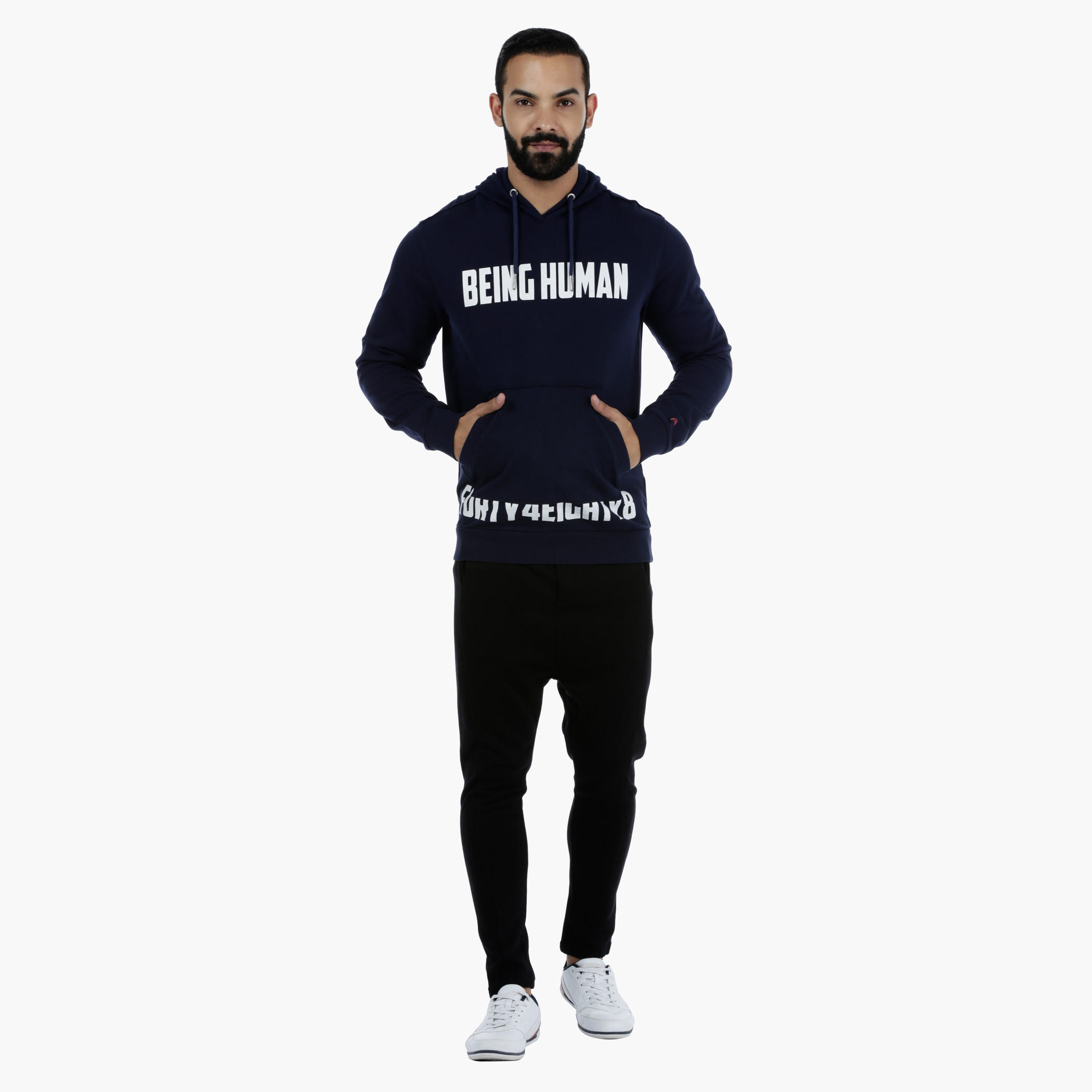 Being Human Sweatshirt with Hood-men-winterwear-hoodiesandsweatshirts-image-6