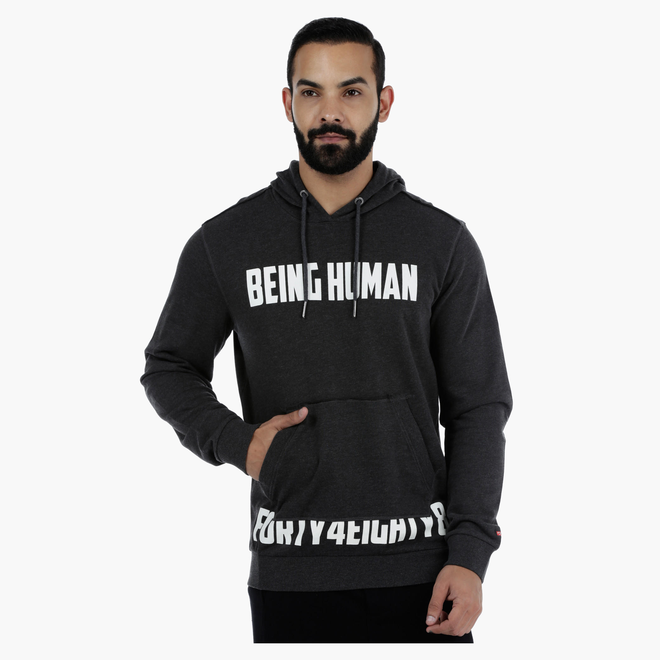 Being Human Sweatshirt with Hood-men-winterwear-hoodiesandsweatshirts-image-5