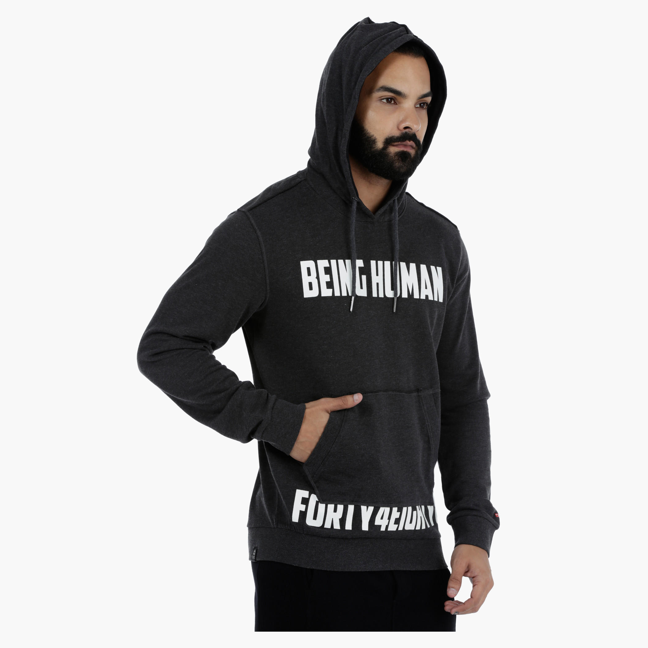 Being Human Sweatshirt with Hood-men-winterwear-hoodiesandsweatshirts-image-3