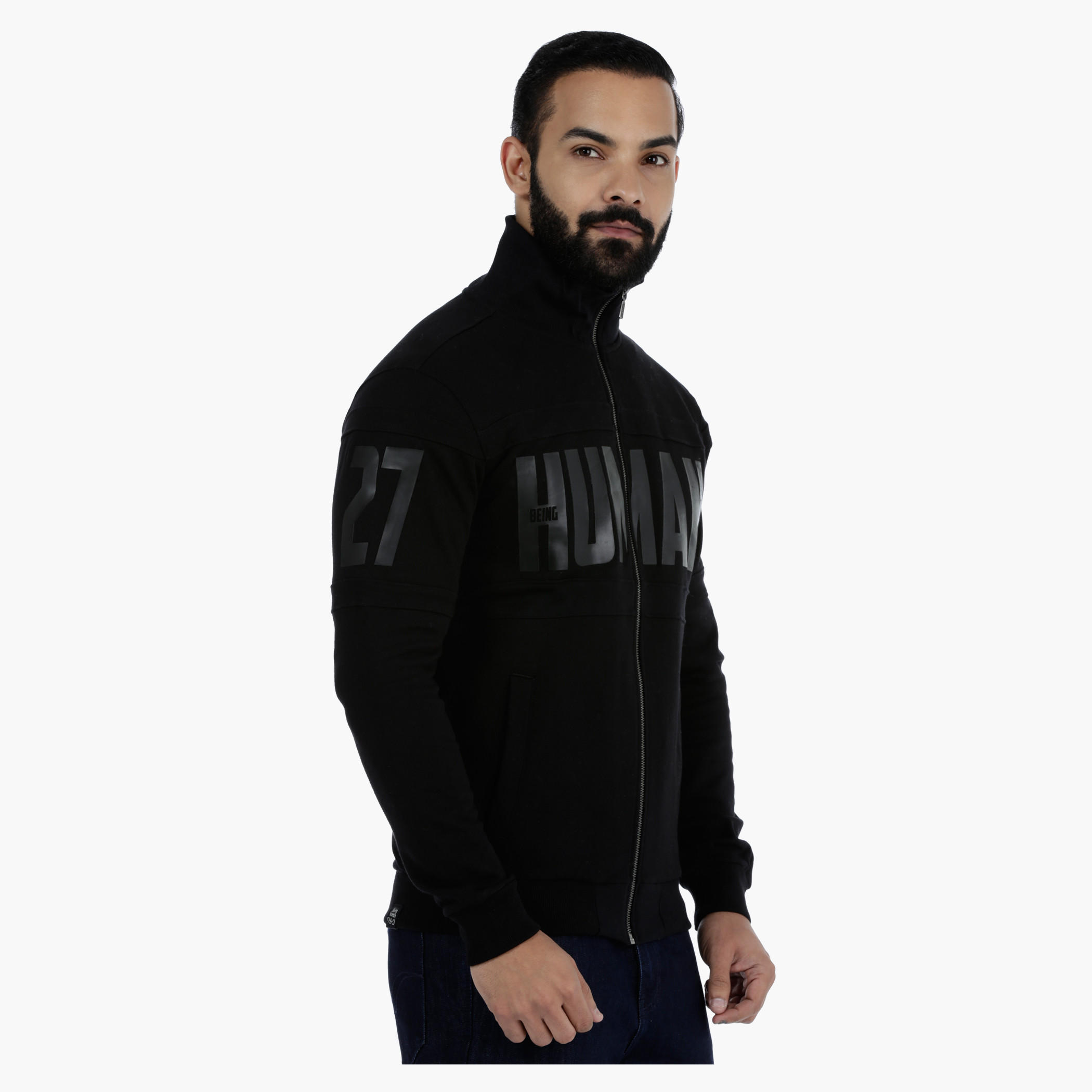 Being Human Printed Cotton Sweatshirt with High Neck-men-winterwear-hoodiesandsweatshirts-image-3