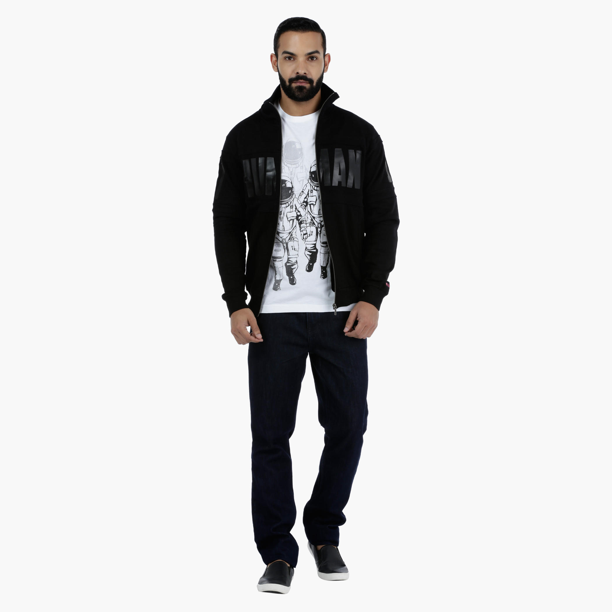 Being Human Printed Cotton Sweatshirt with High Neck-men-winterwear-hoodiesandsweatshirts-image-5
