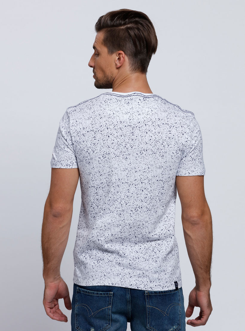 Printed Short Sleeves T-Shirt with Round Neck-men-clothing-tshirtsandpolos-tshirts-image-2