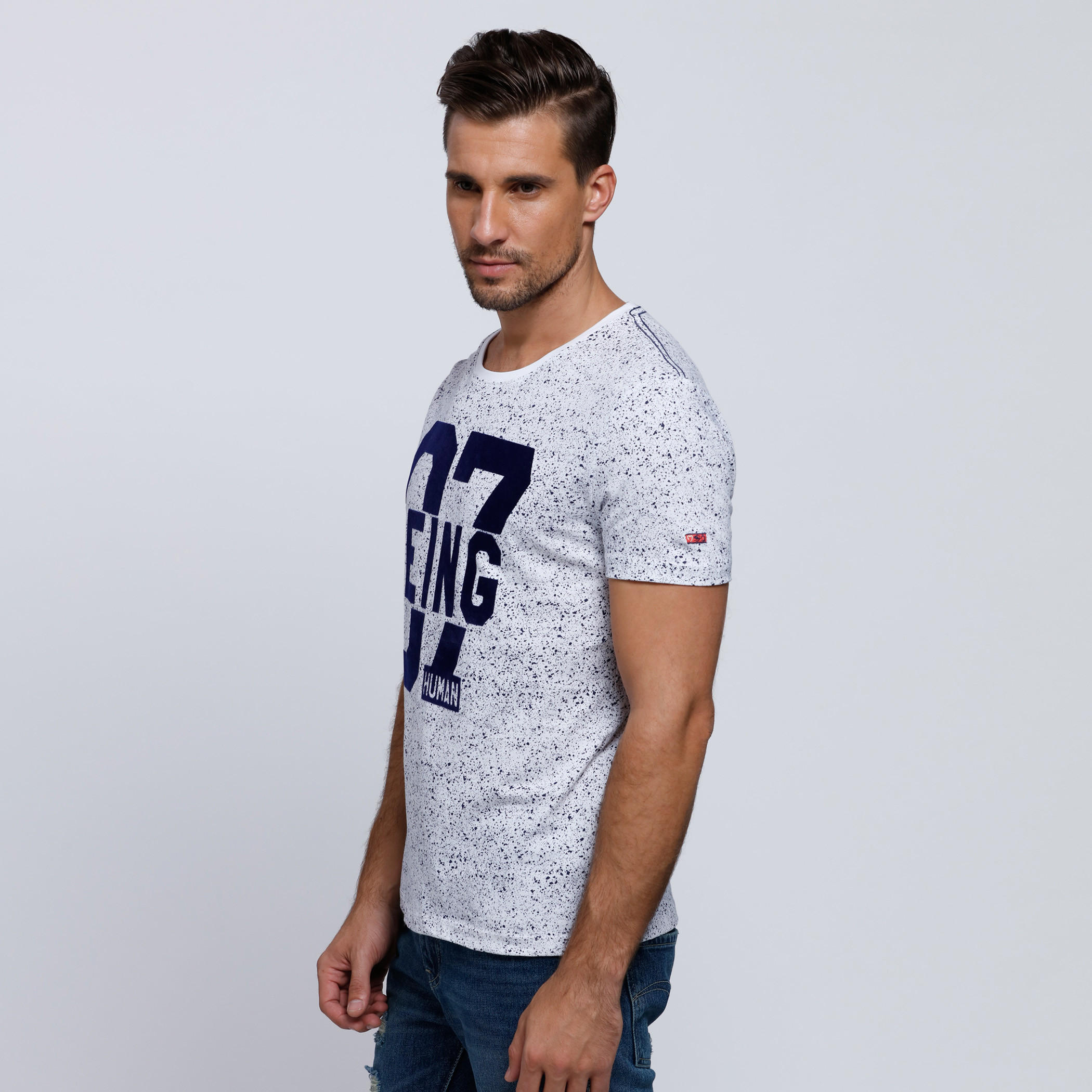 Printed Short Sleeves T-Shirt with Round Neck-men-clothing-tshirtsandpolos-tshirts-image-3