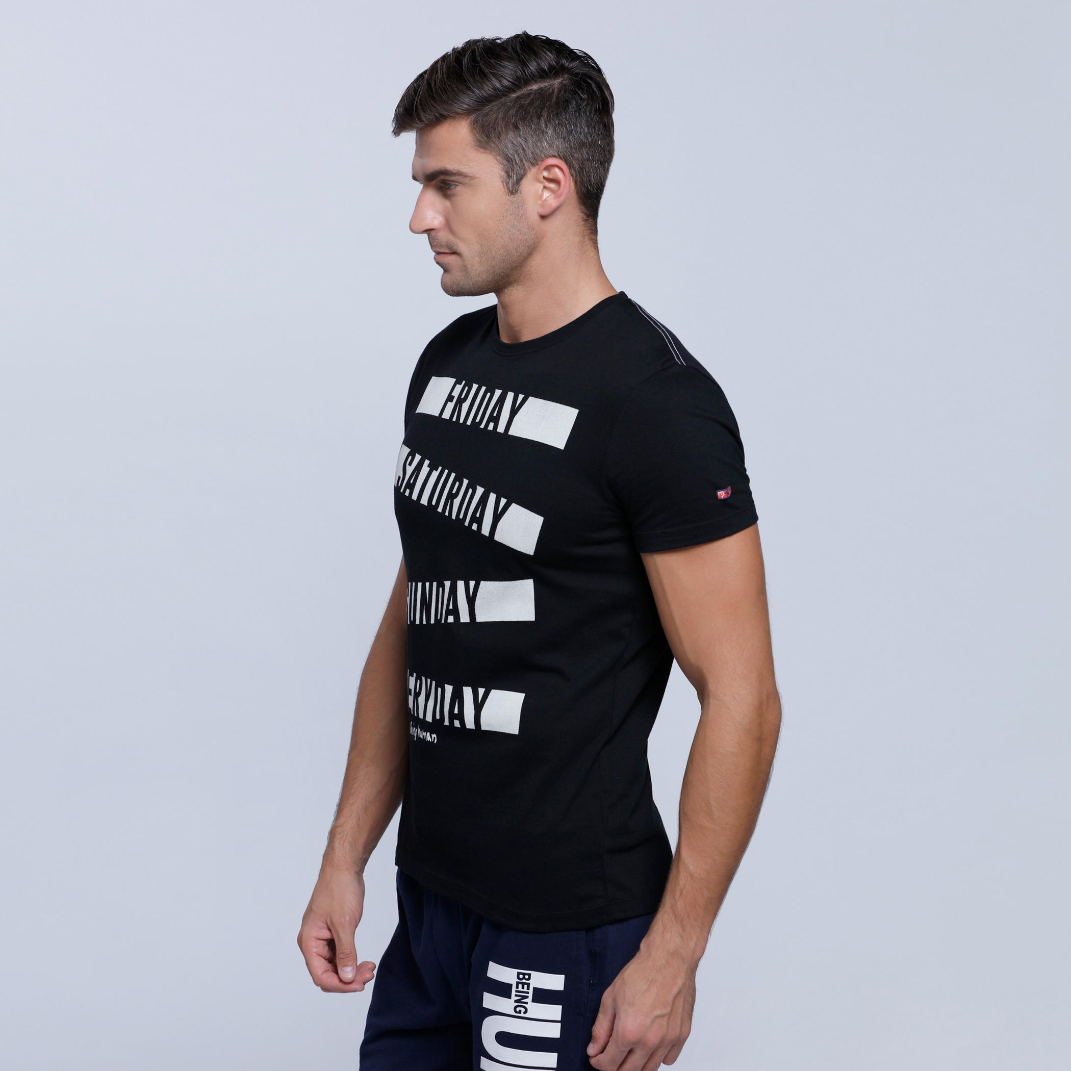Being Human Printed Short Sleeves T-Shirt with Crew Neckline-men-clothing-tshirtsandpolos-tshirts-image-3