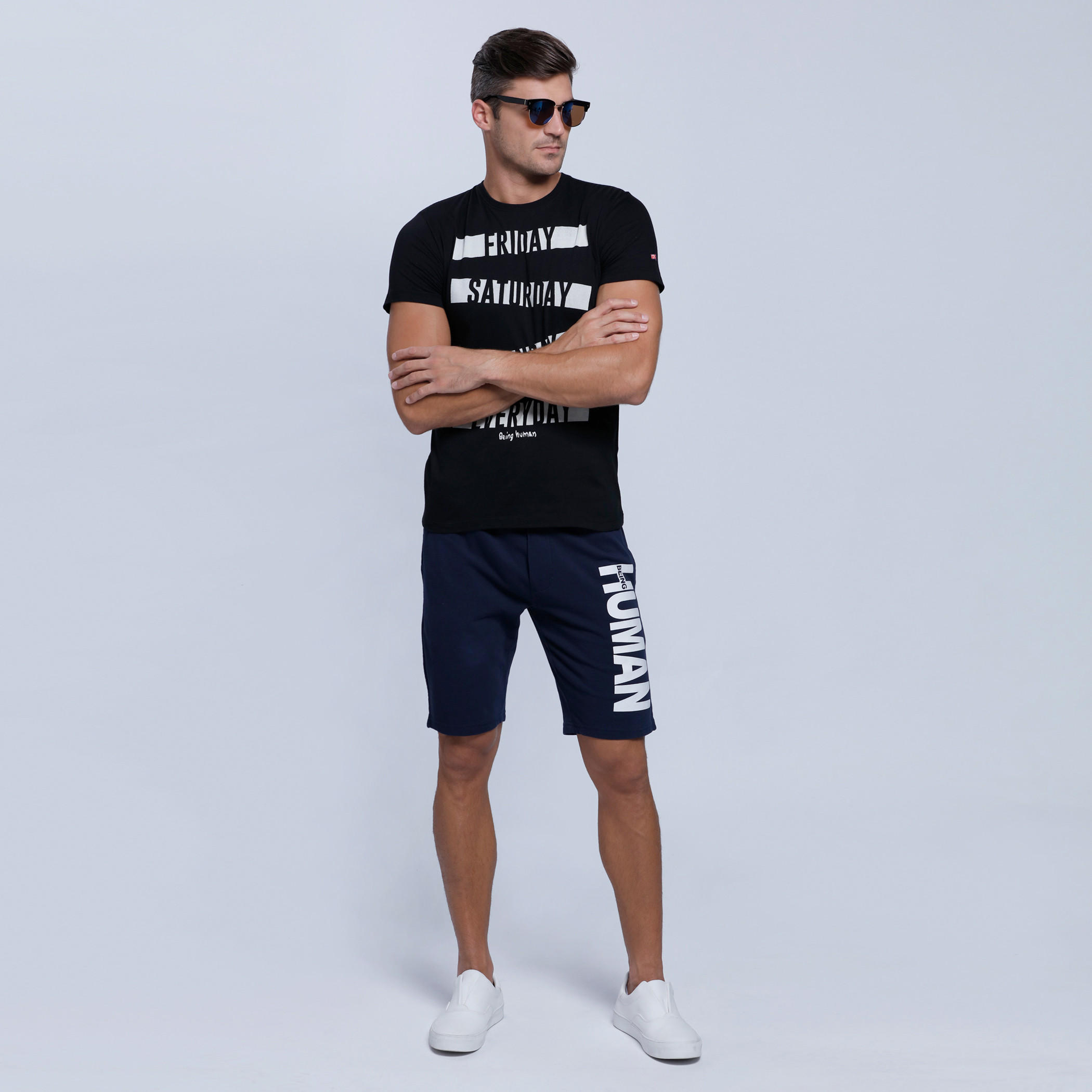 Being Human Printed Short Sleeves T-Shirt with Crew Neckline-men-clothing-tshirtsandpolos-tshirts-image-5