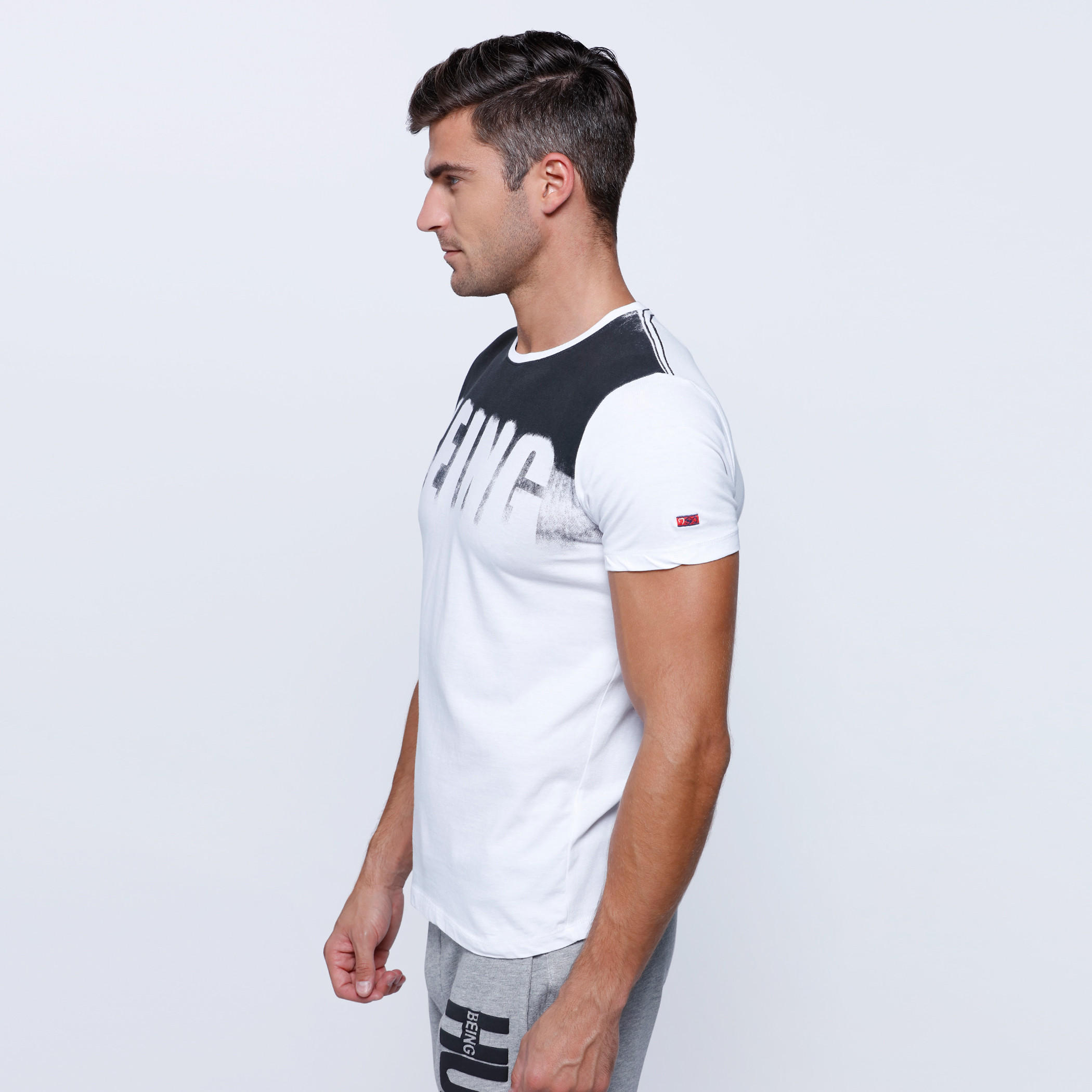 Being Human Printed Short Sleeves T-Shirt with Crew Neckline-men-clothing-tshirtsandpolos-tshirts-image-3