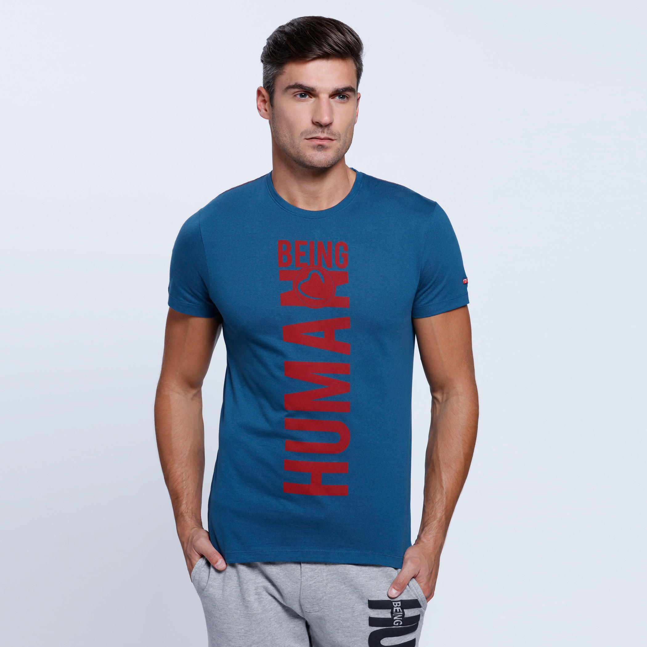 Being Human Printed Short Sleeves T-Shirt with Crew Neckline-men-clothing-tshirtsandpolos-tshirts-image-5