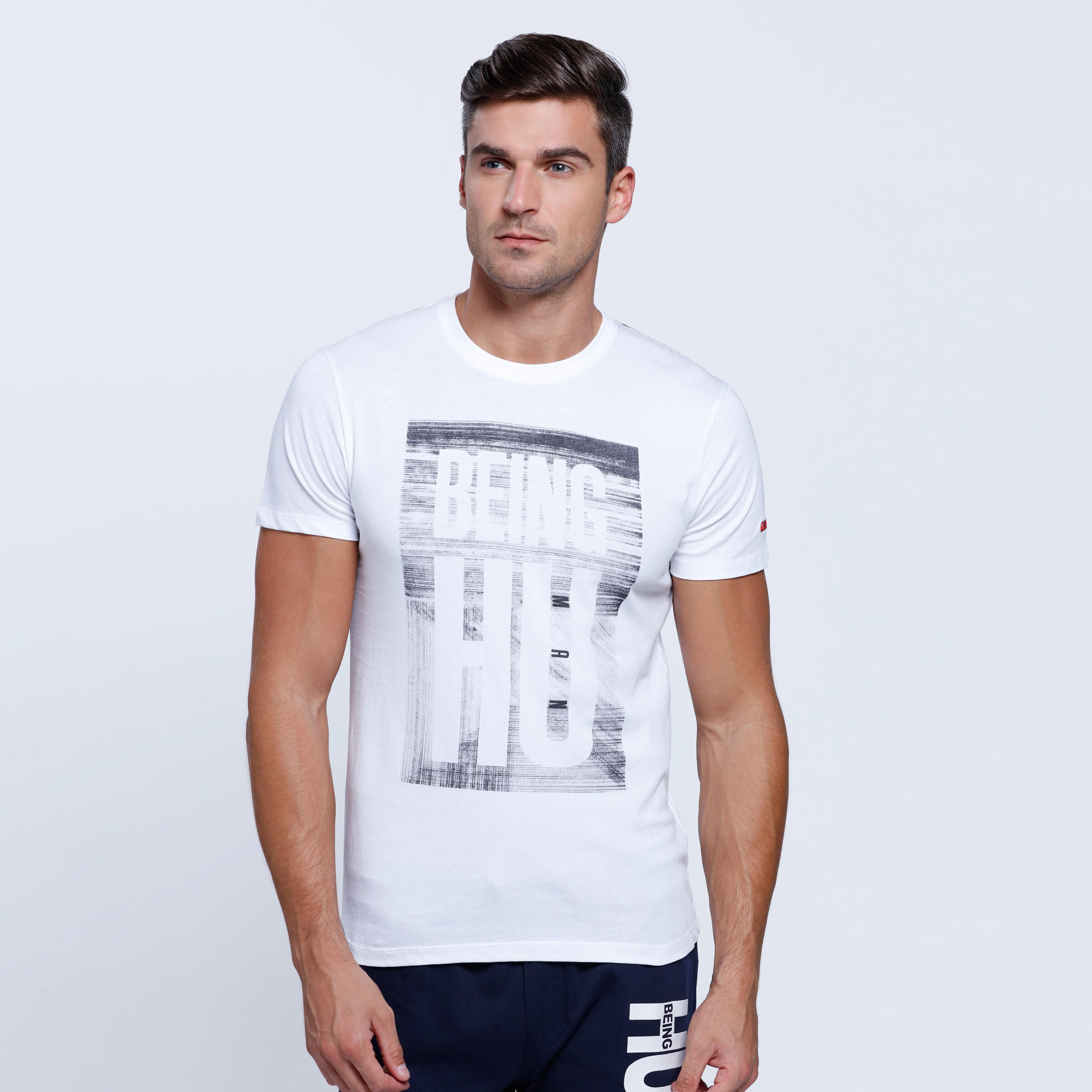 Being Human Printed Short Sleeves T-Shirt with Crew Neckline-men-clothing-tshirtsandpolos-tshirts-image-5