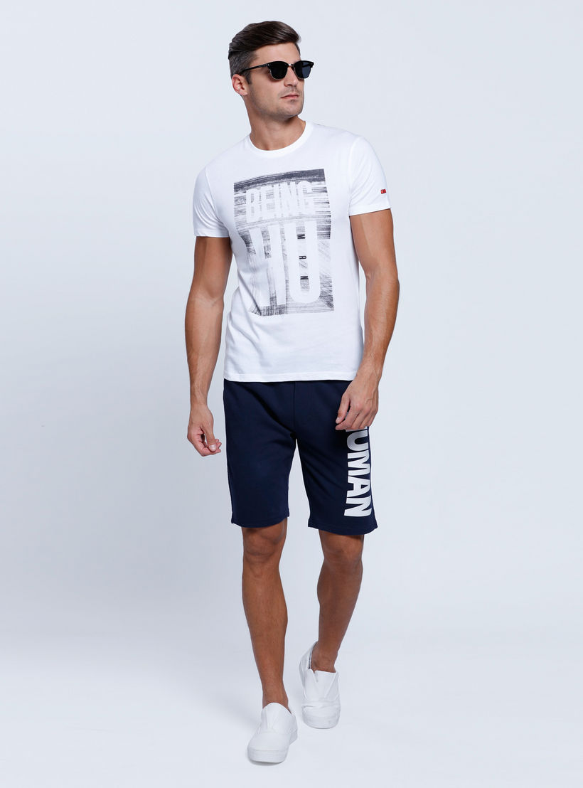 Being Human Printed Short Sleeves T-Shirt with Crew Neckline-men-clothing-tshirtsandpolos-tshirts-image-1
