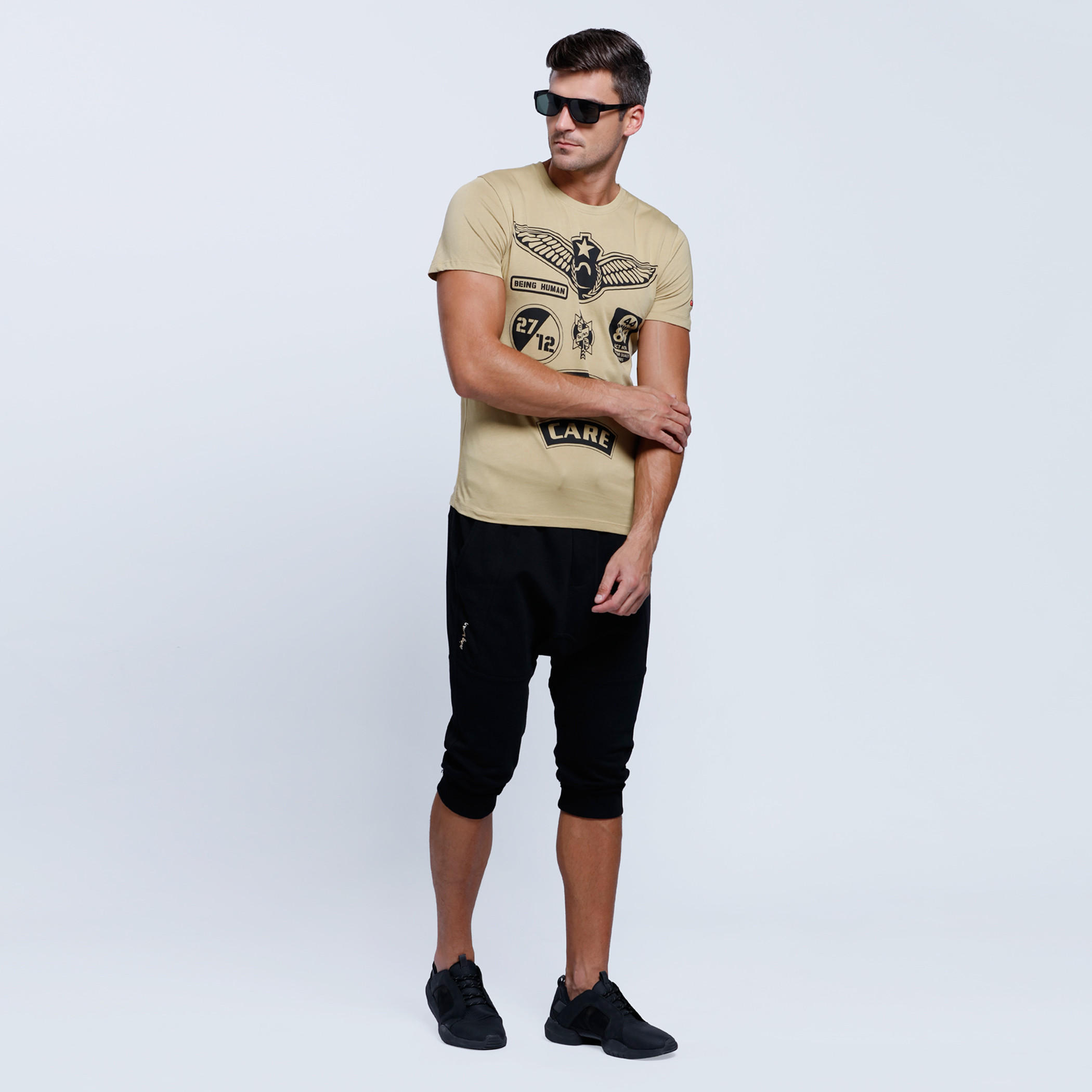 Being Human Printed Short Sleeves T-Shirt with Crew Neckline-men-clothing-tshirtsandpolos-tshirts-image-5