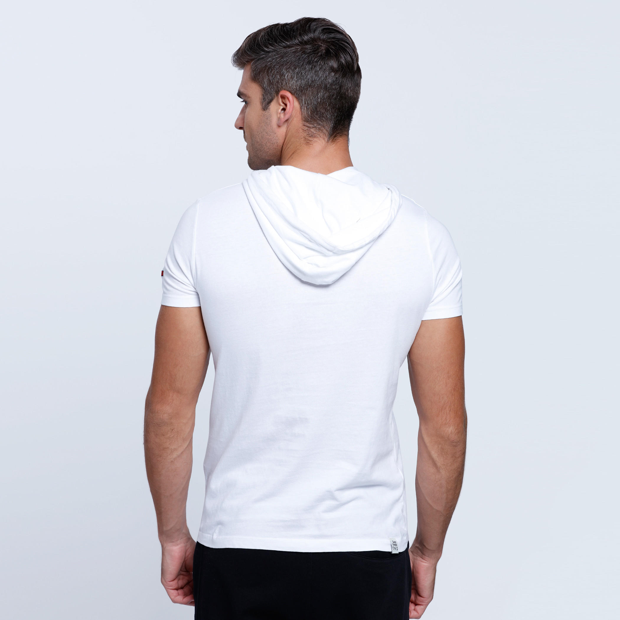 Being Human Printed Short Sleeves T-Shirt with Hood-men-clothing-tshirtsandpolos-tshirts-image-2