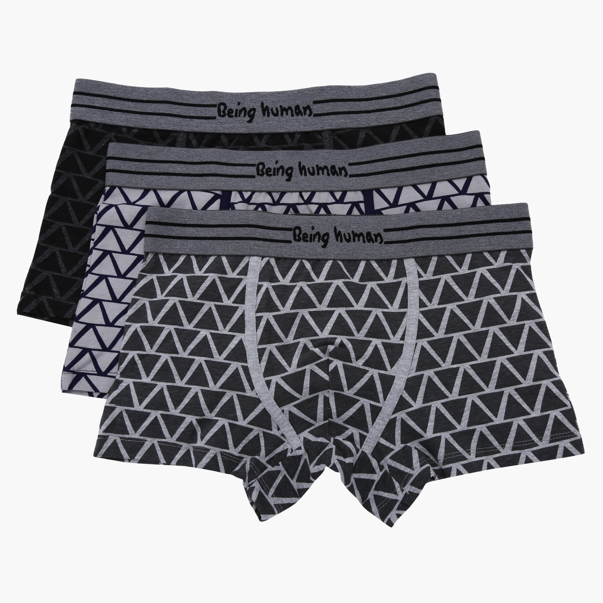 Being Human Printed Trunks - Set of 3-men-clothing-innerwear-underwear-image-1