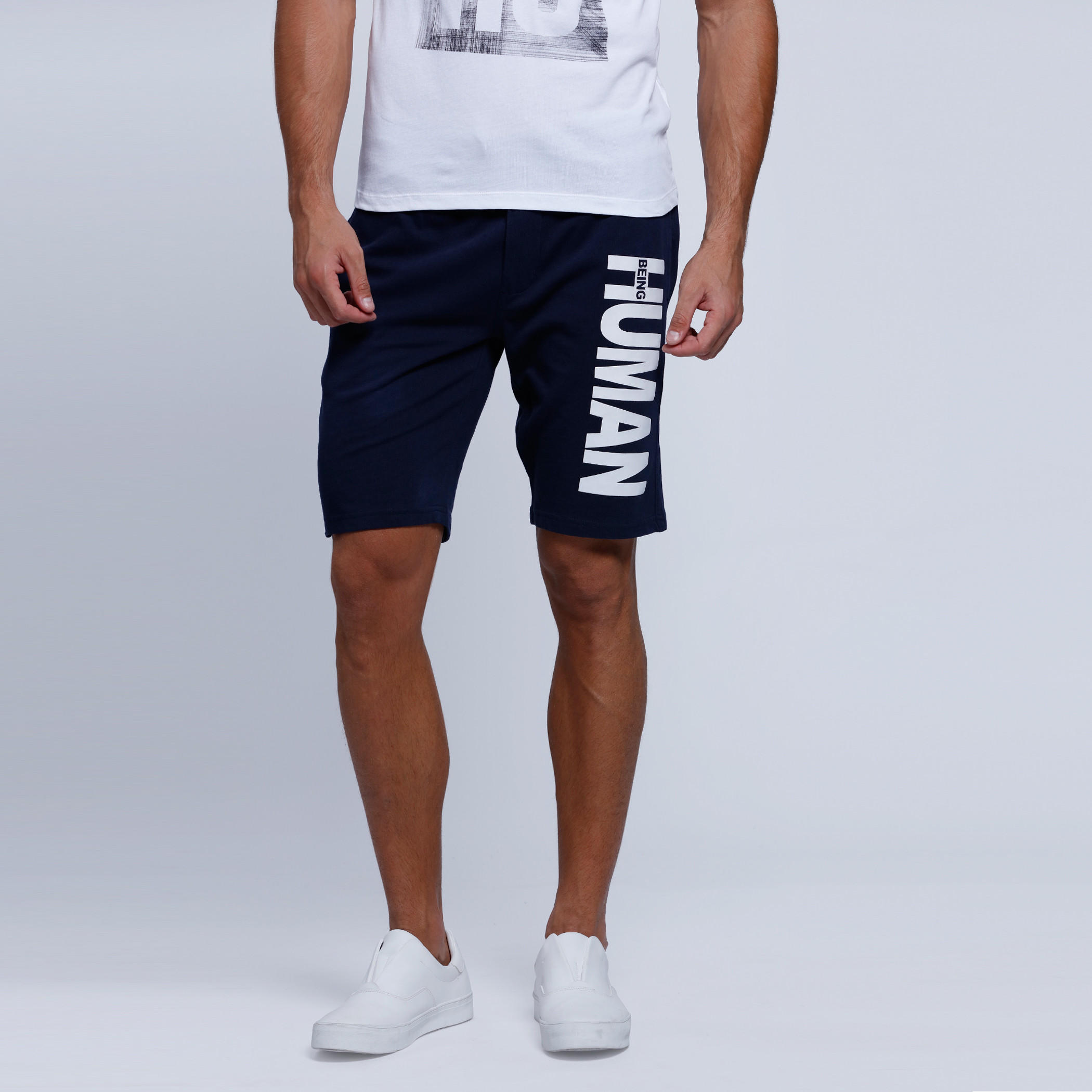 Being Human Printed Shorts with Pocket Detail-men-clothing-bottoms-shorts-image-1
