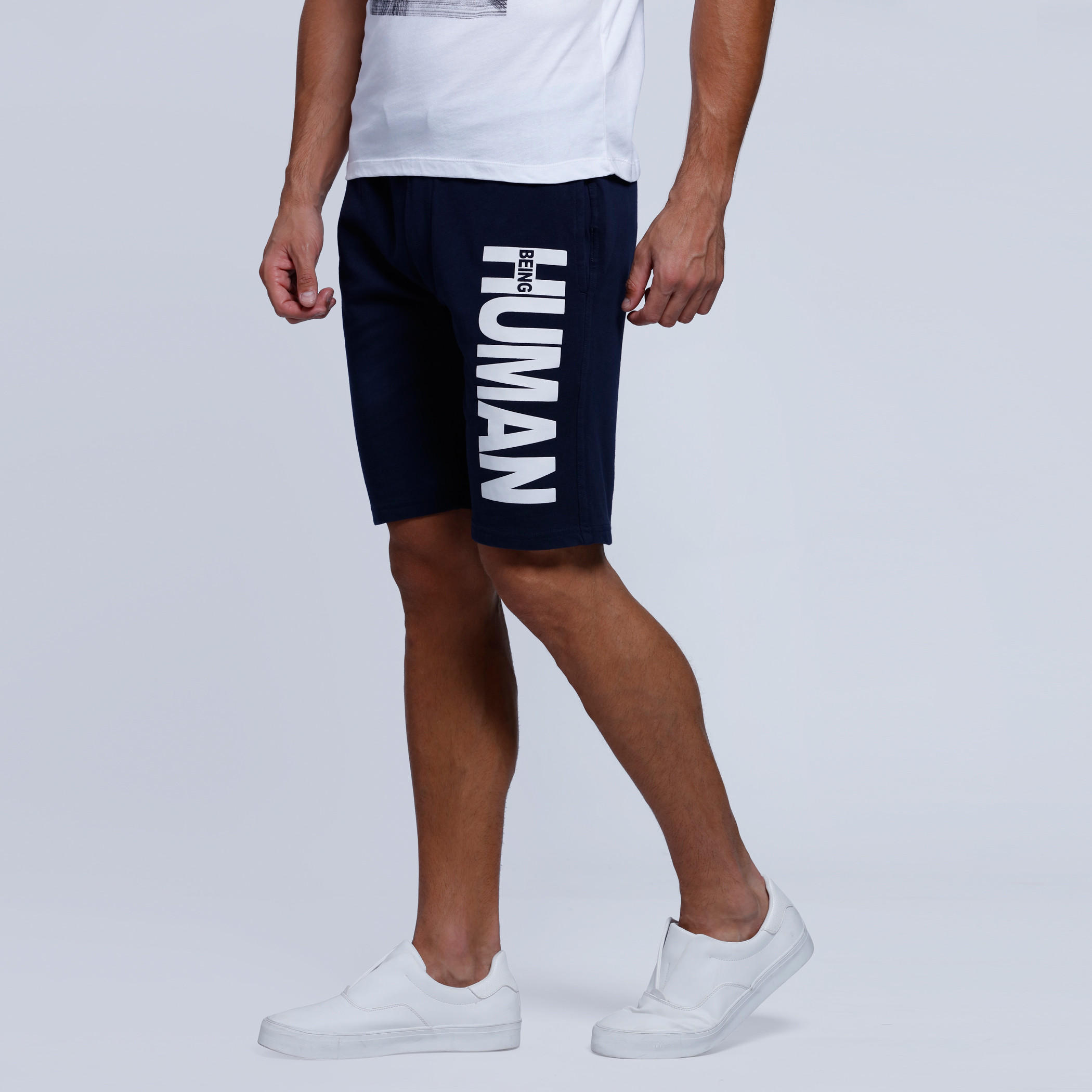 Being Human Printed Shorts with Pocket Detail-men-clothing-bottoms-shorts-image-3