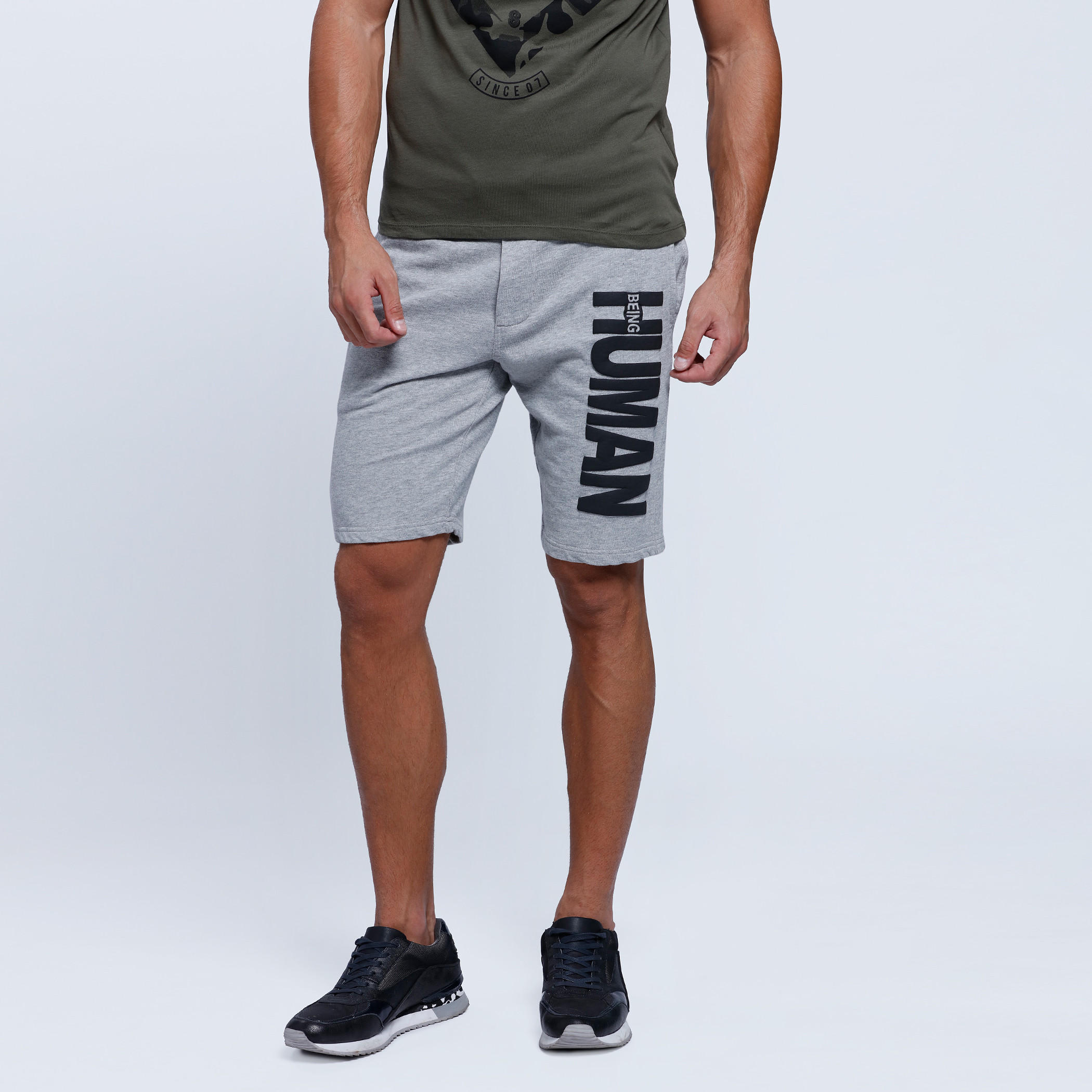 Being Human Printed Shorts with Pocket Detail-men-clothing-bottoms-shorts-image-6