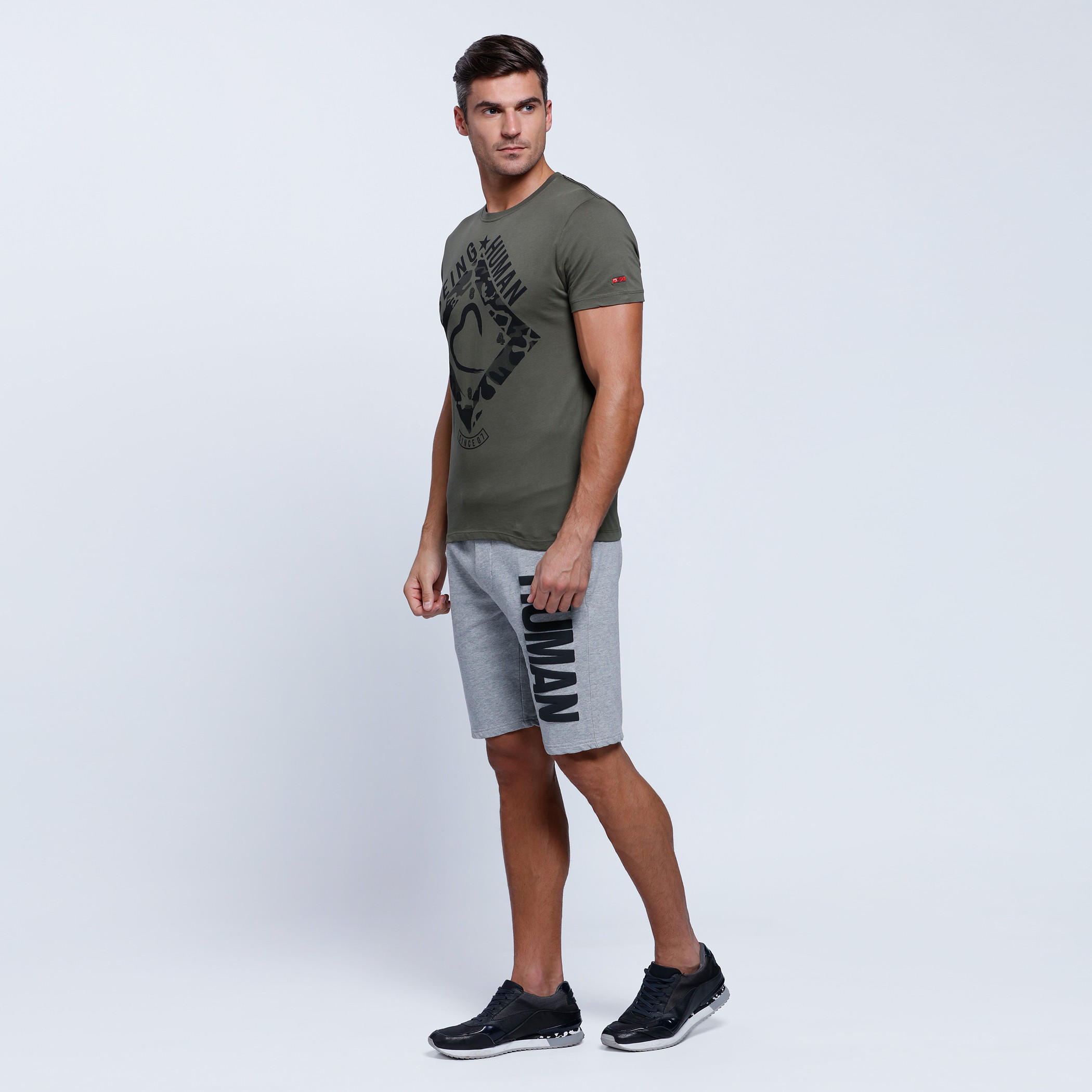 Being Human Printed Shorts with Pocket Detail-men-clothing-bottoms-shorts-image-10