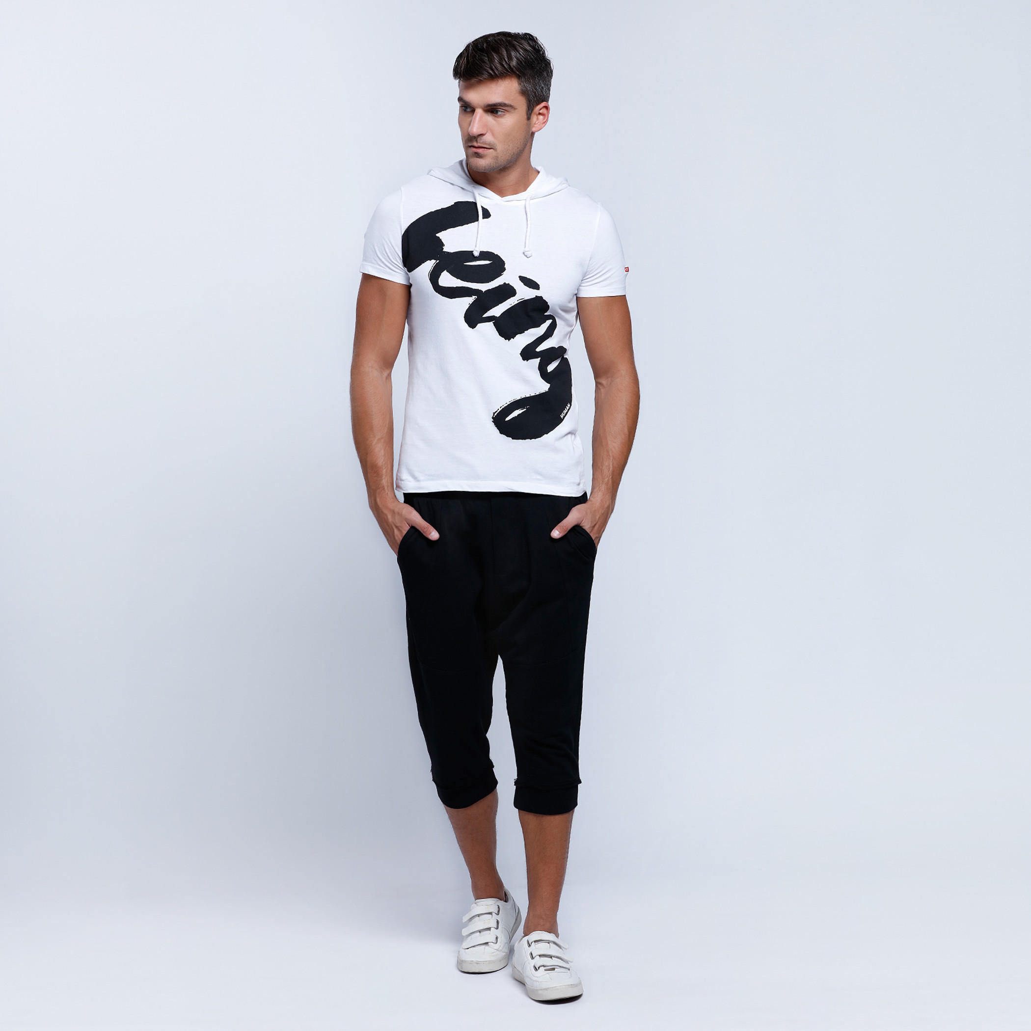 Being Human Printed 3/4 Pants with Pocket Detail -men-clothing-bottoms-shorts-image-5