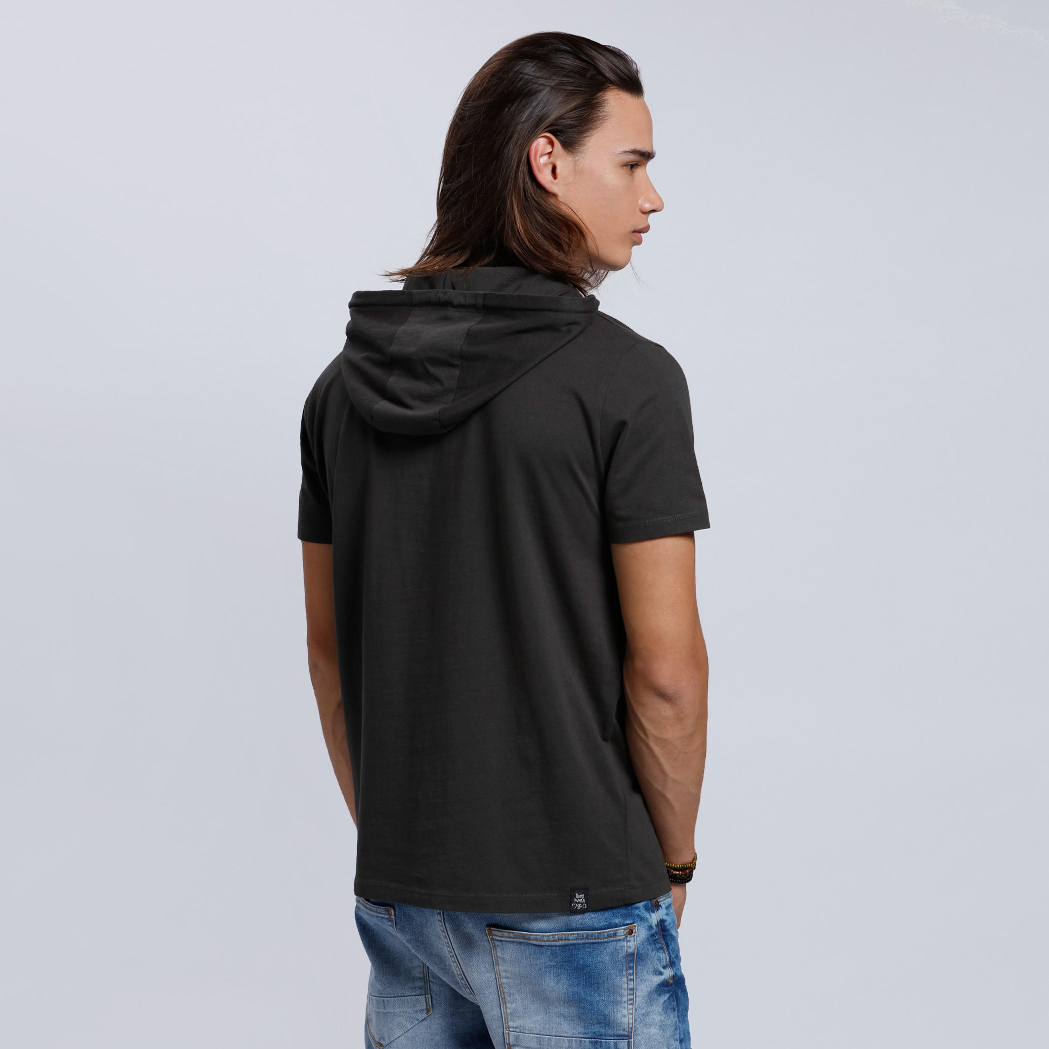 Being Human Printed Short Sleeves T-Shirt with Hood-men-clothing-tshirtsandpolos-tshirts-image-2