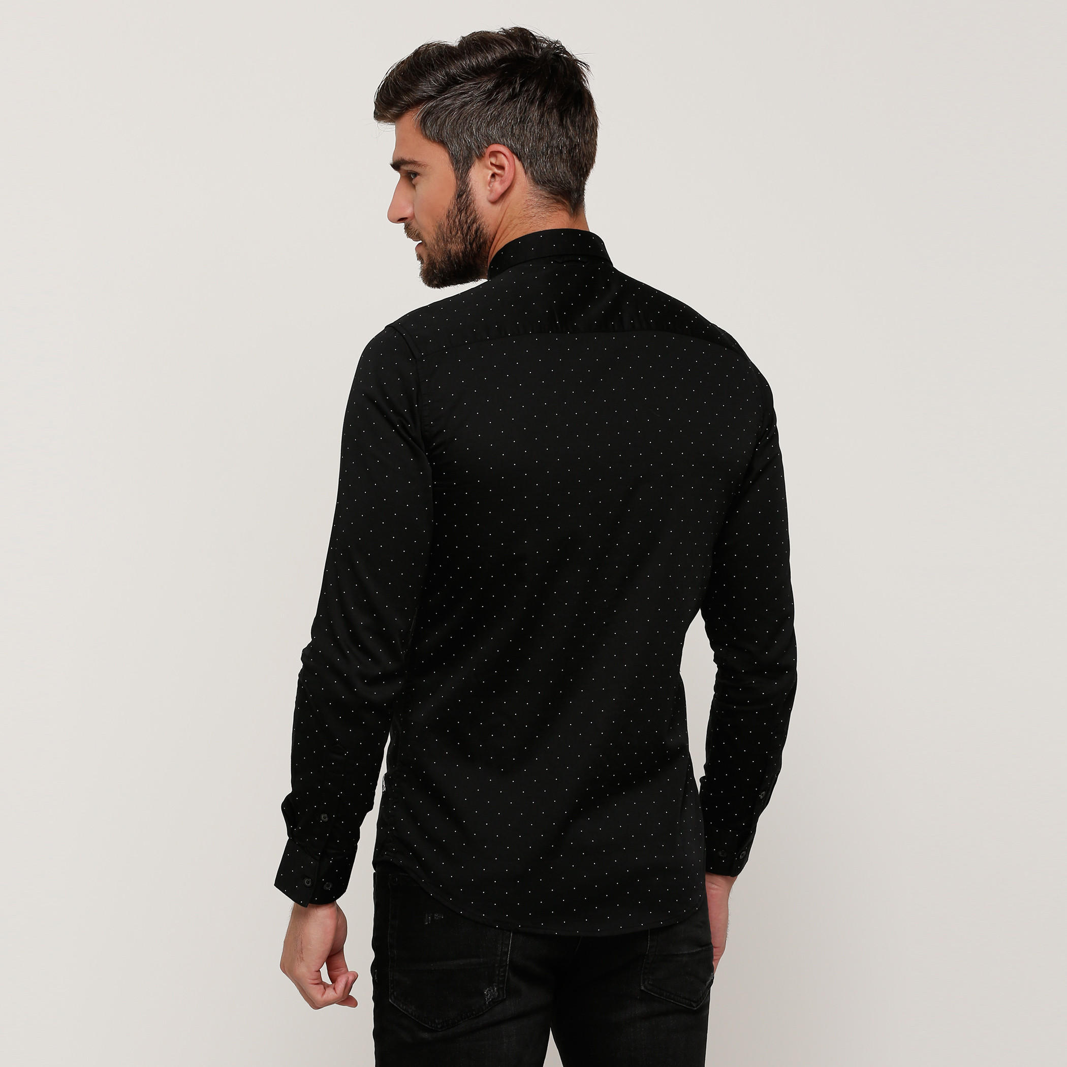 Being Human Printed Shirt with Long Sleeves and Complete Placket-men-clothing-shirts-image-2