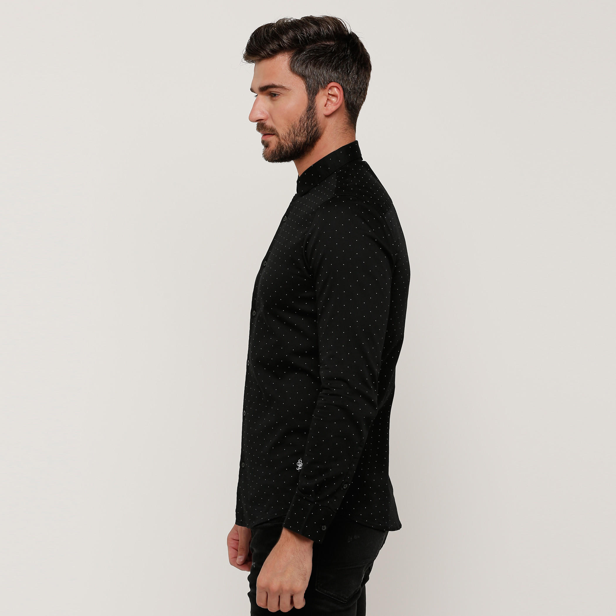 Being Human Printed Shirt with Long Sleeves and Complete Placket-men-clothing-shirts-image-3