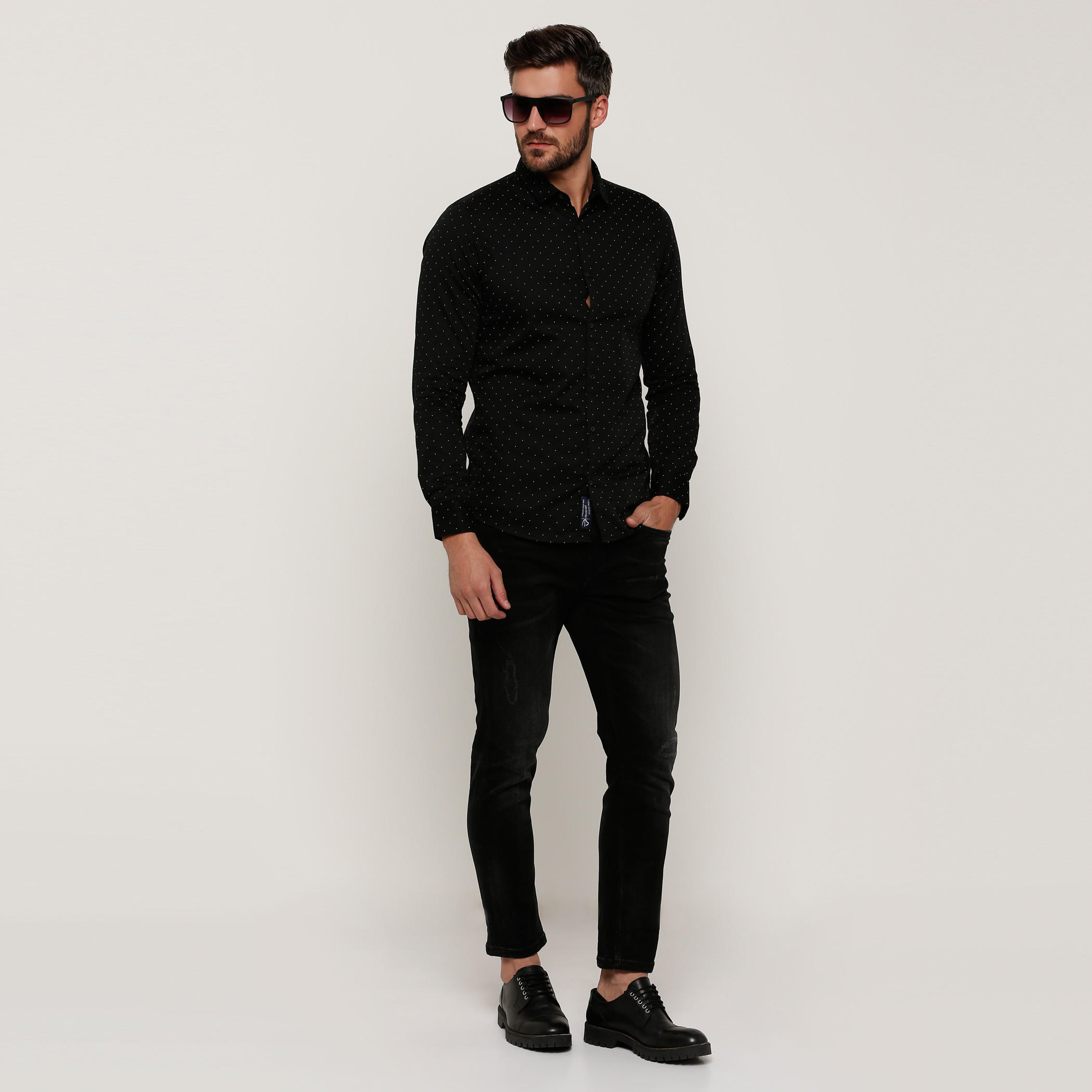 Being Human Printed Shirt with Long Sleeves and Complete Placket-men-clothing-shirts-image-5