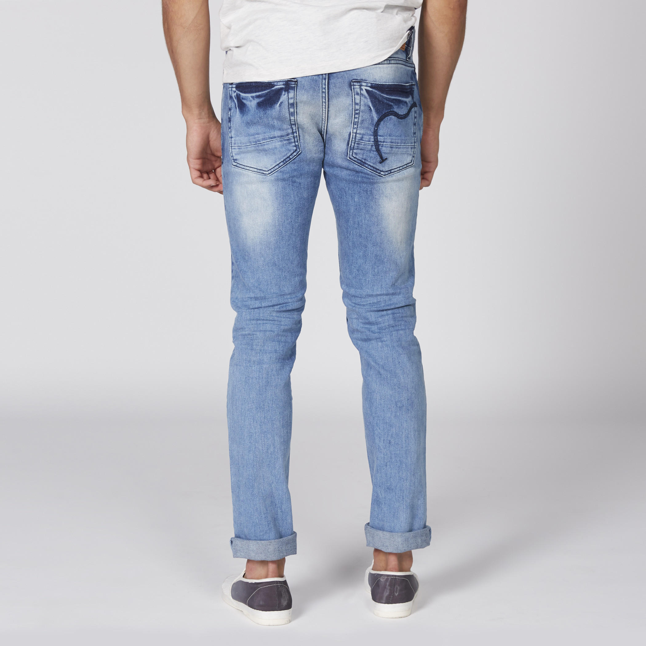 بنطال جينز طويل بزر إغلاق وجيوب بيينج هيومان-men-clothing-bottoms-jeans-image-5