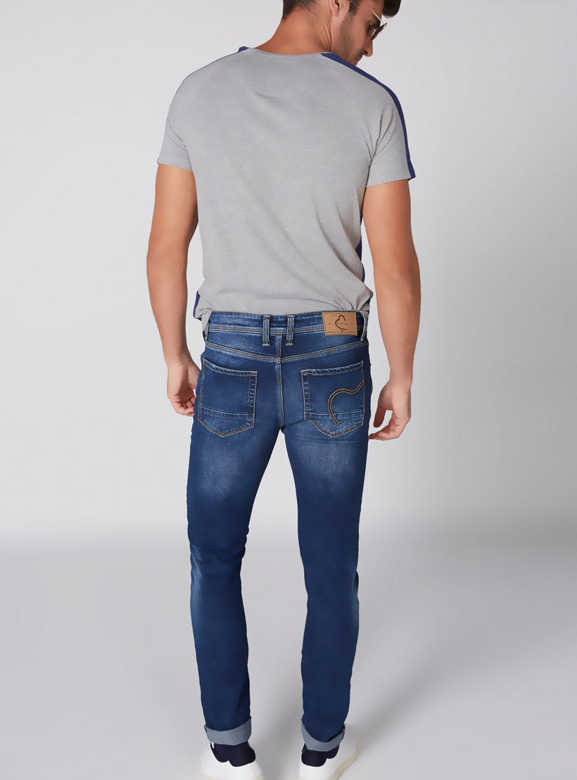 بنطال جينز طويل بزر إغلاق وجيوب بيينج هيومان-men-clothing-bottoms-jeans-image-5