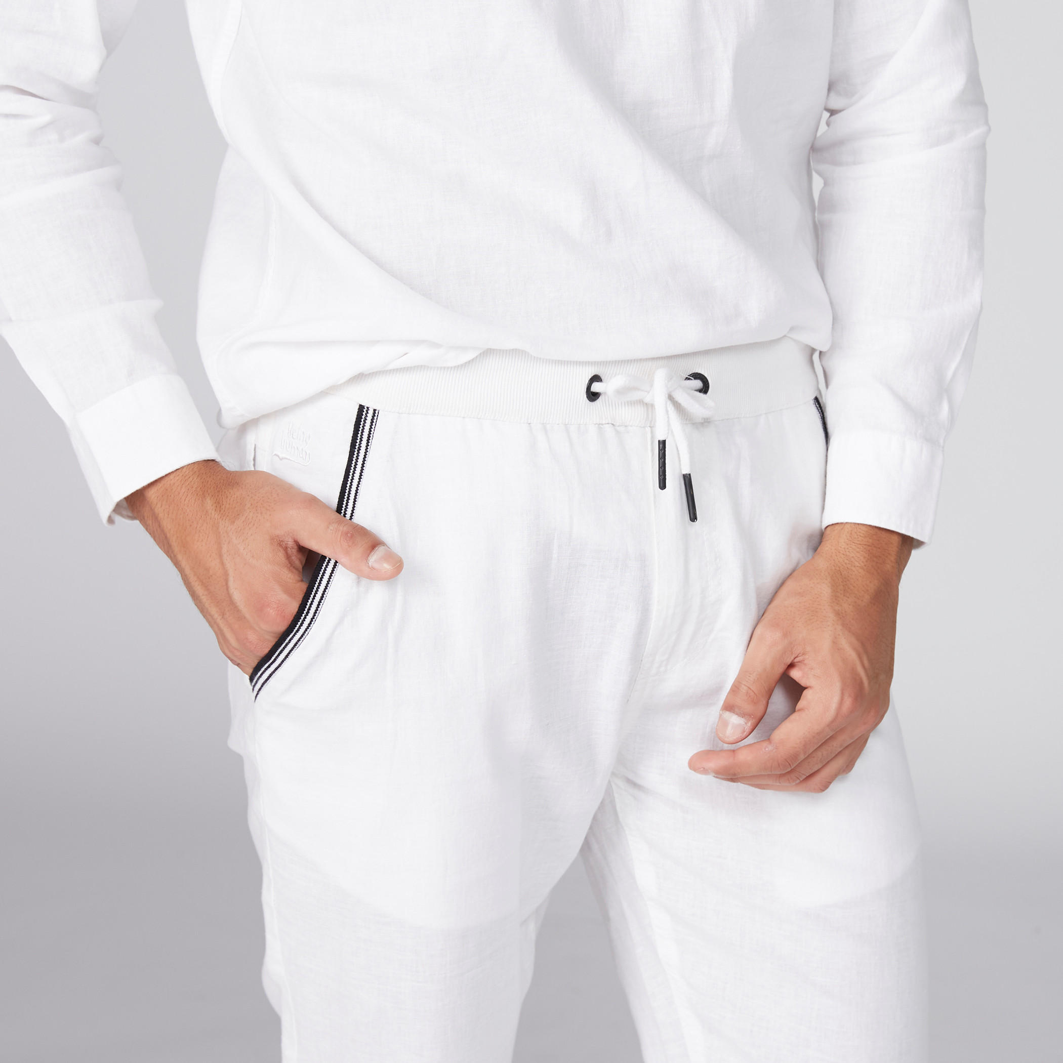 بنطال رياضي طويل بخصر مطّاطي من بيينج هيومان-men-clothing-bottoms-joggers-image-3