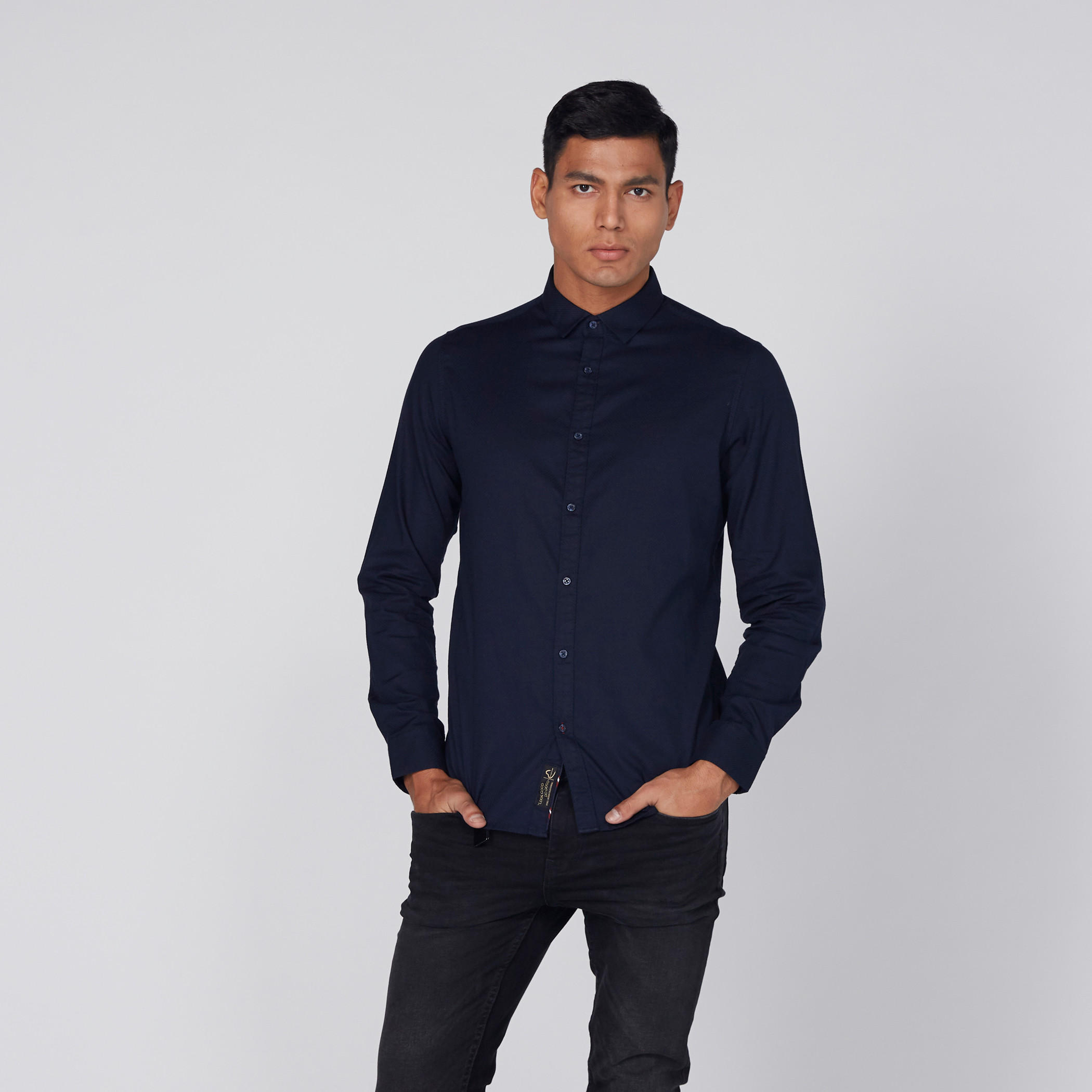 قميص بأكمام طويلة من بيينج هيومان-men-clothing-shirts-image-1