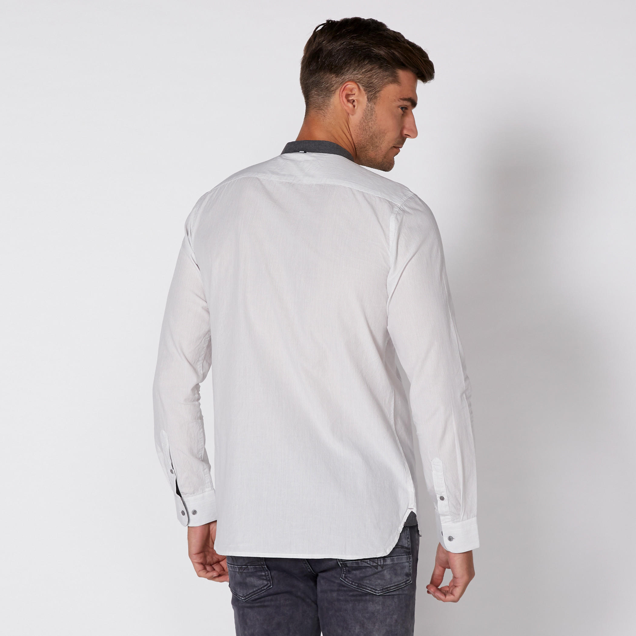قميص بأكمام طويلة وياقة ماندارين وأزرار-men-clothing-shirts-image-4